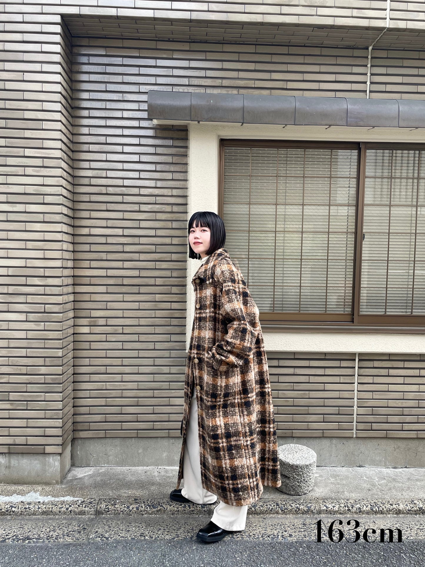 soutien collar shaggy coat