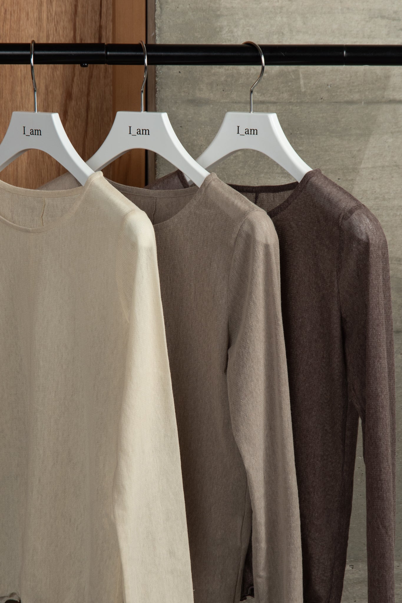 crew neck basic sheer tops