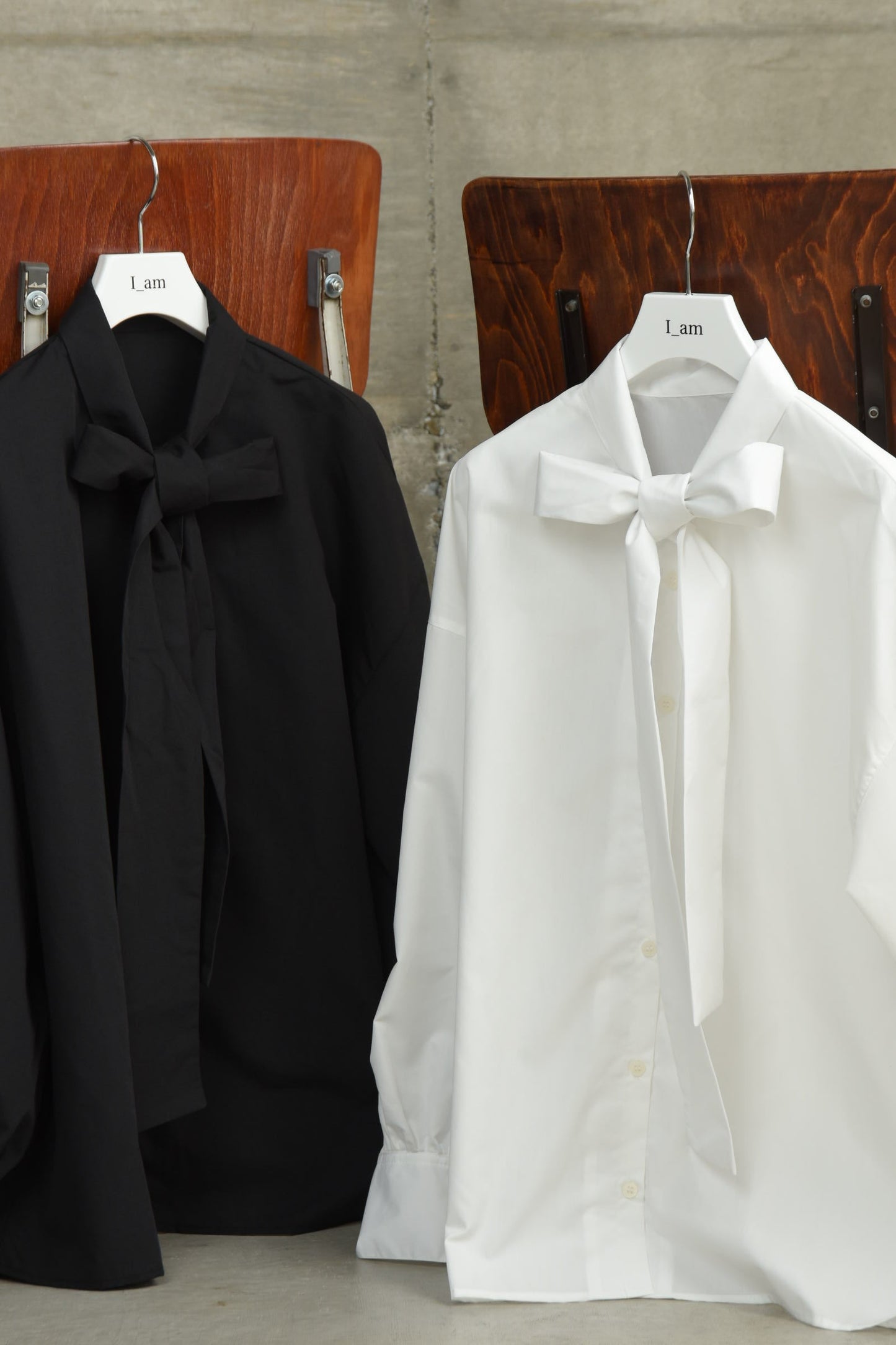 ribbon tie blouse
