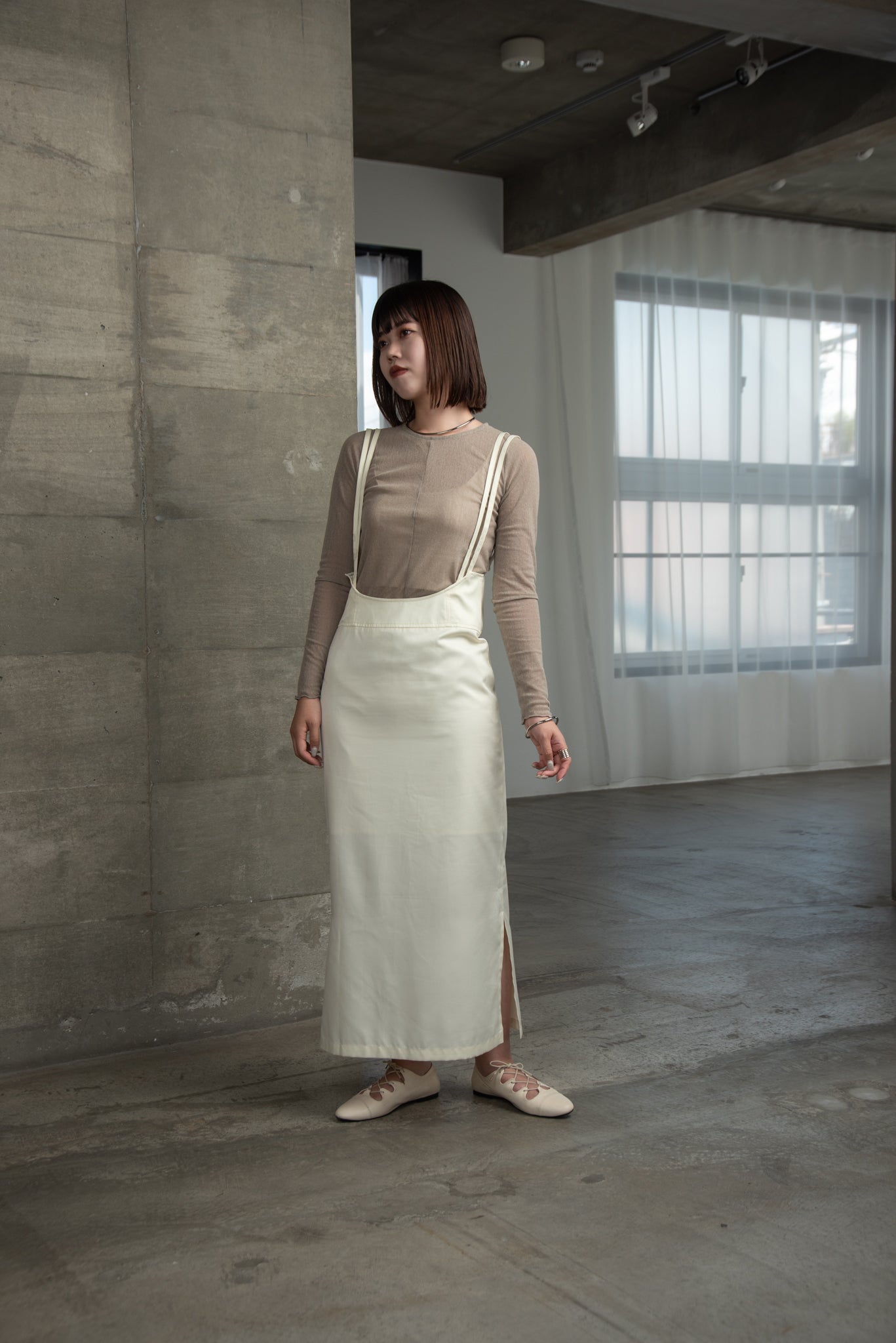 crew neck basic sheer tops