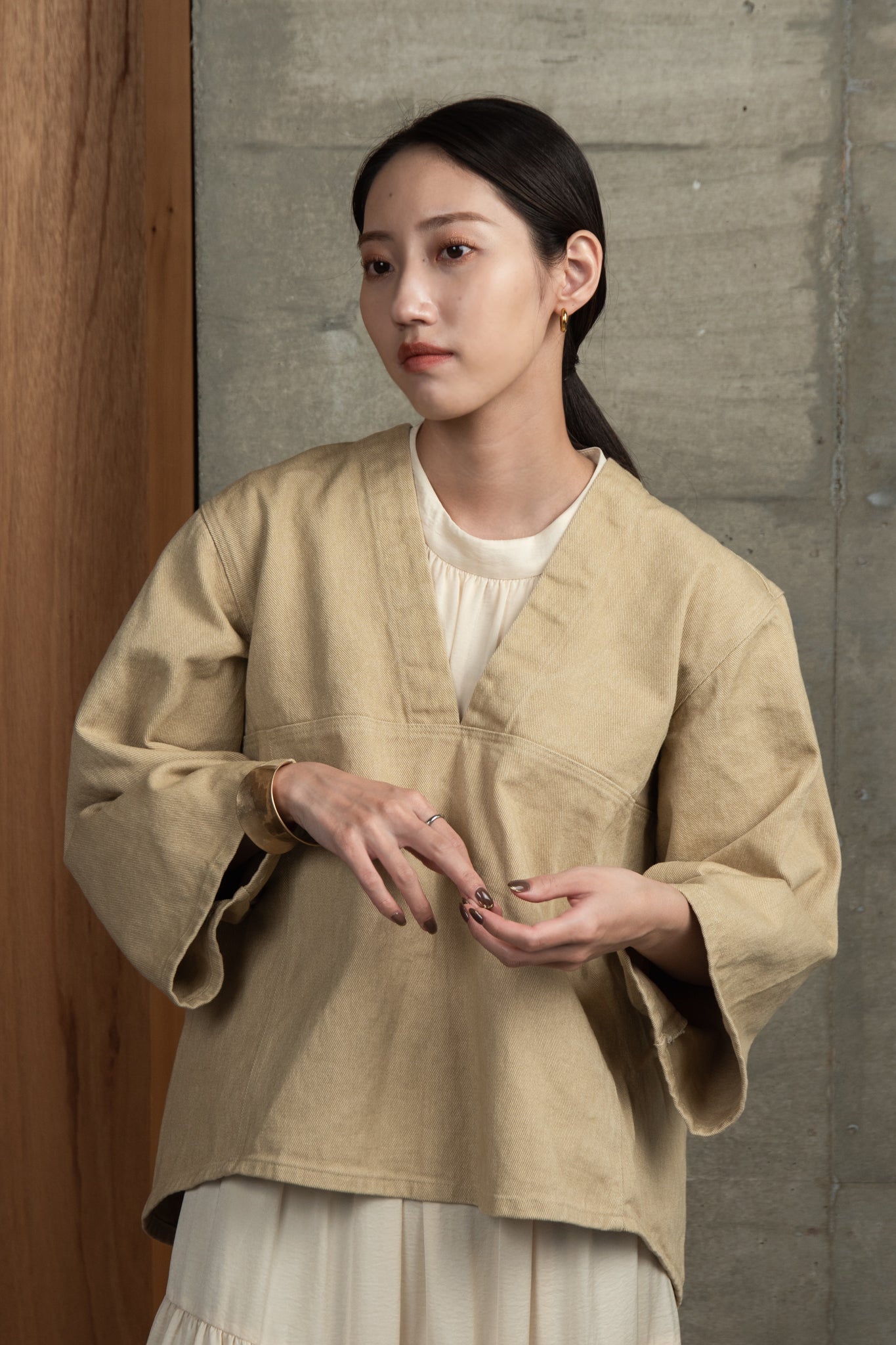 v neck pullover jacket