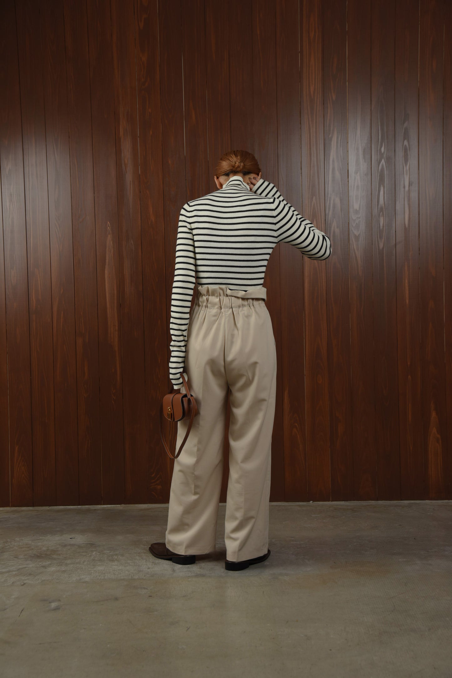 waist collar like design pants