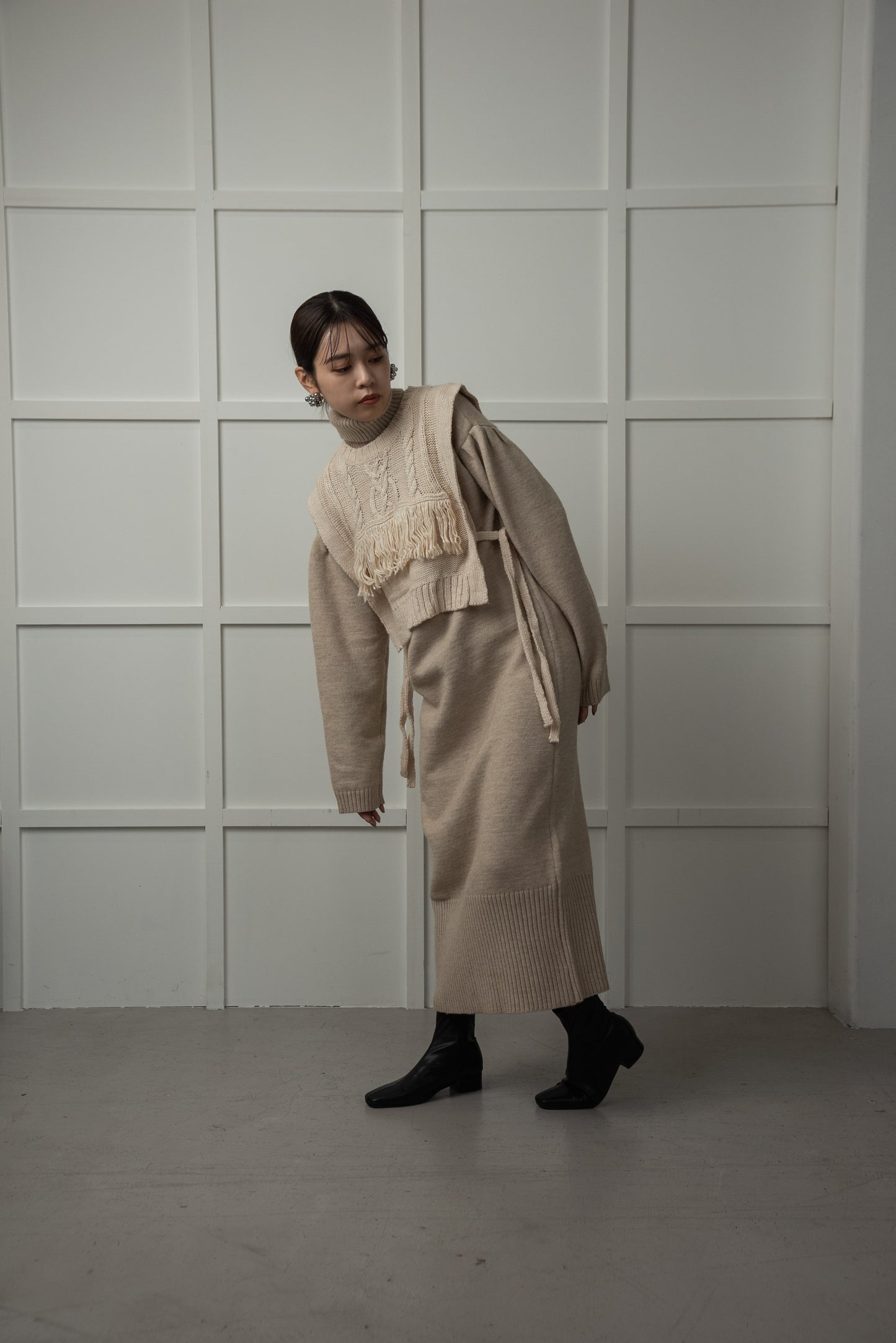 multi way moffle knit ops