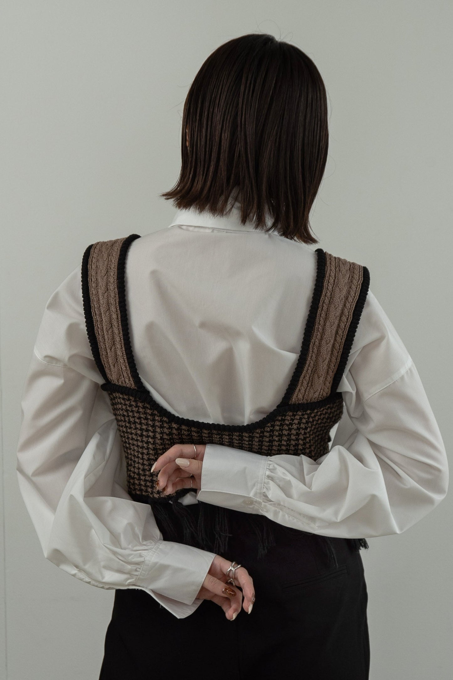 ribbon tie blouse