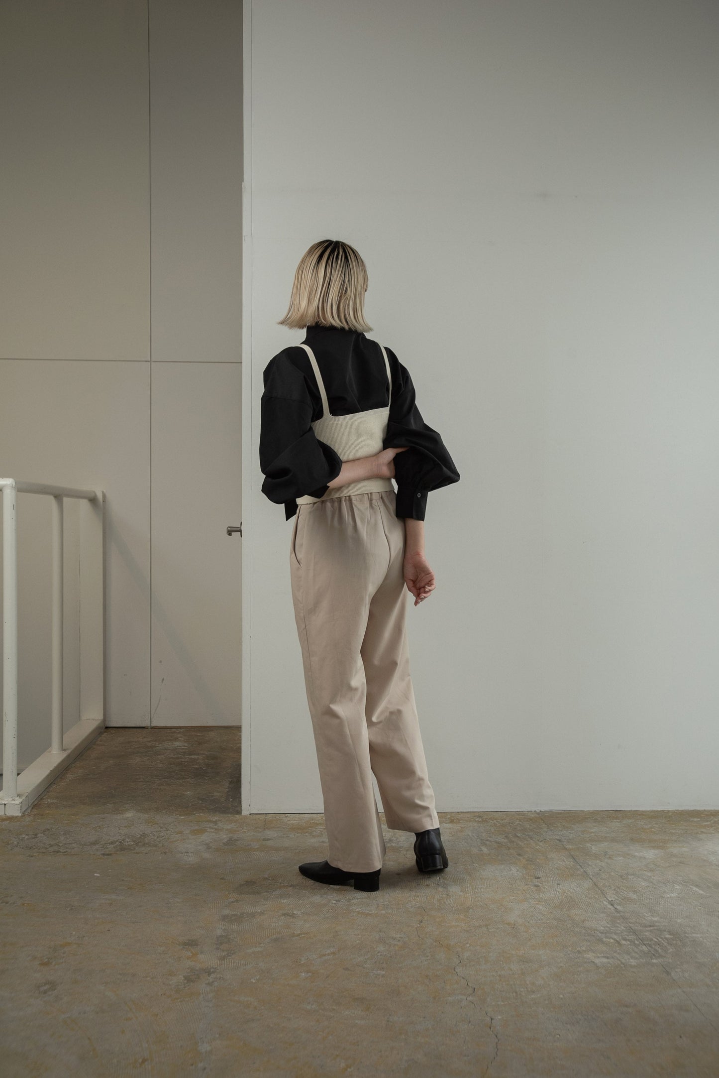 ribbon tie blouse