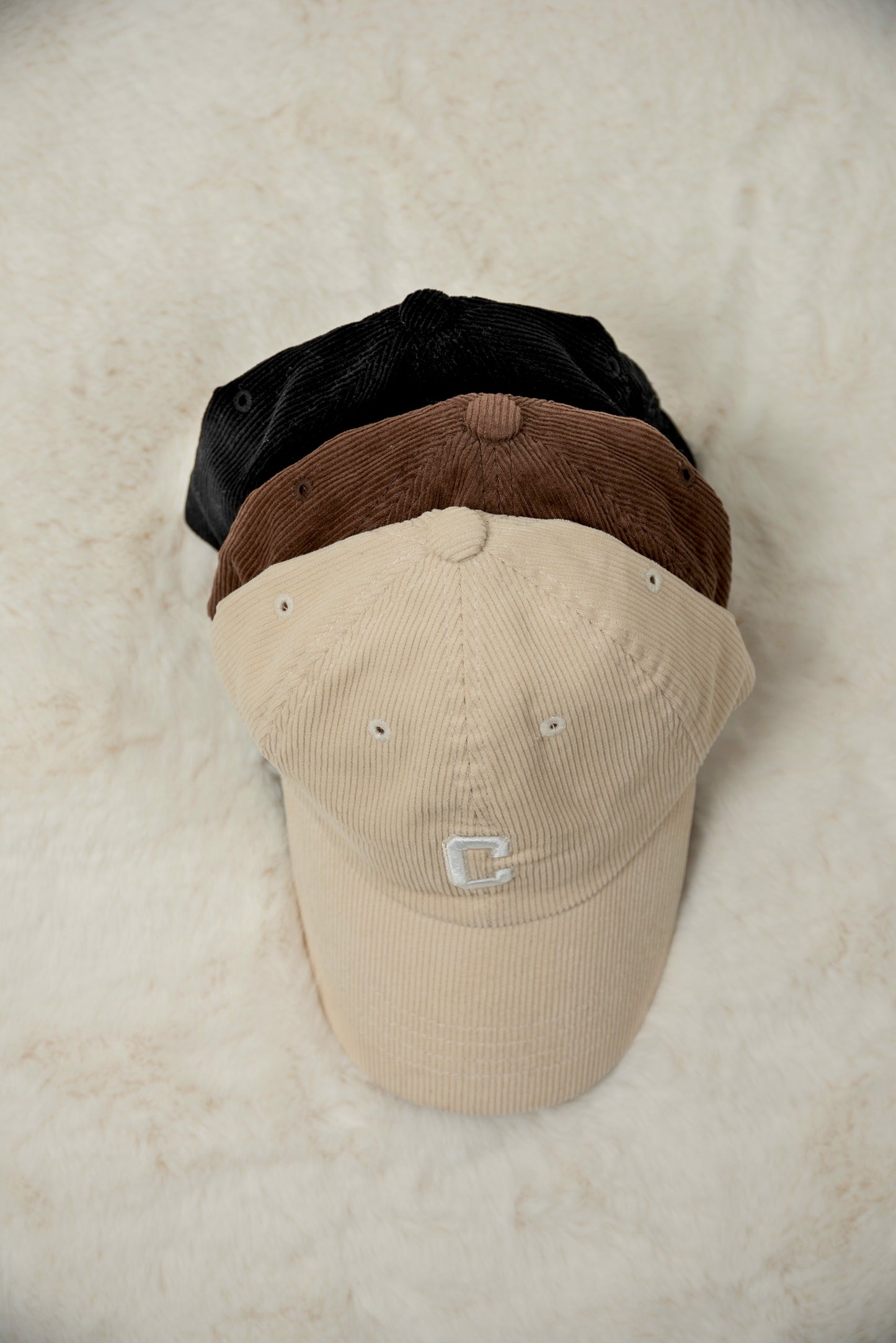 thin line corduroy cap