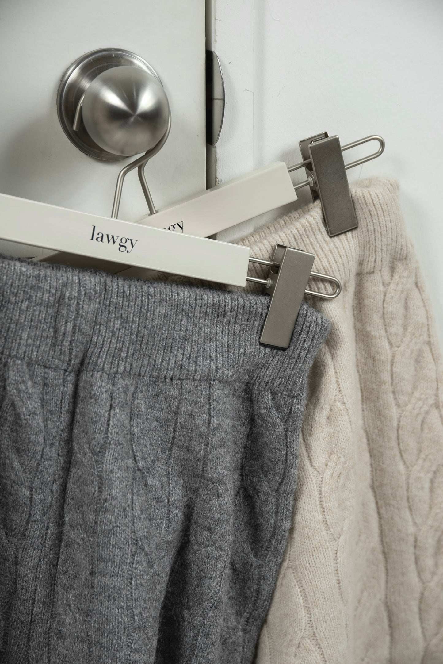 cable loose knit set up