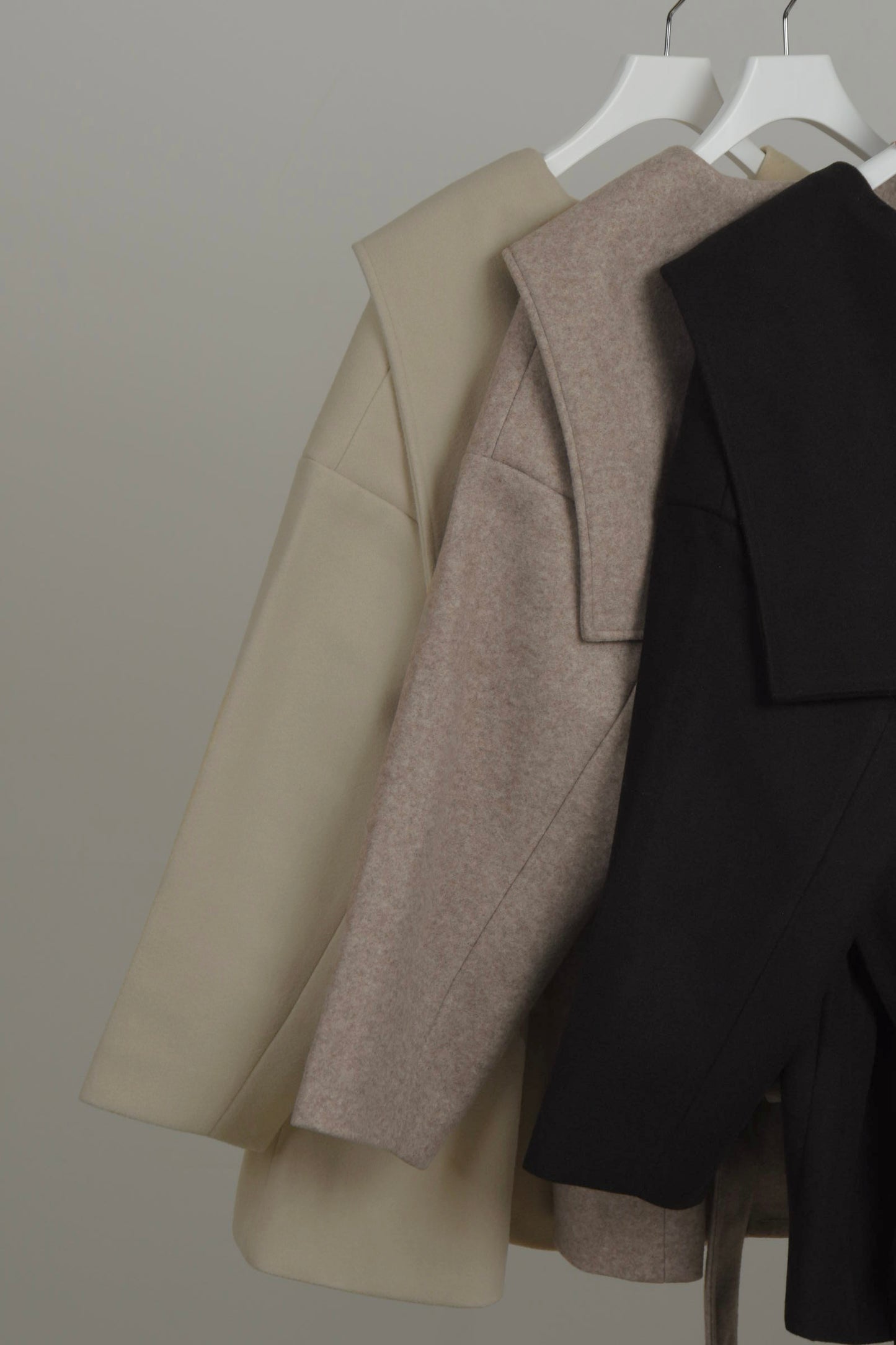 sailor collar midi coat