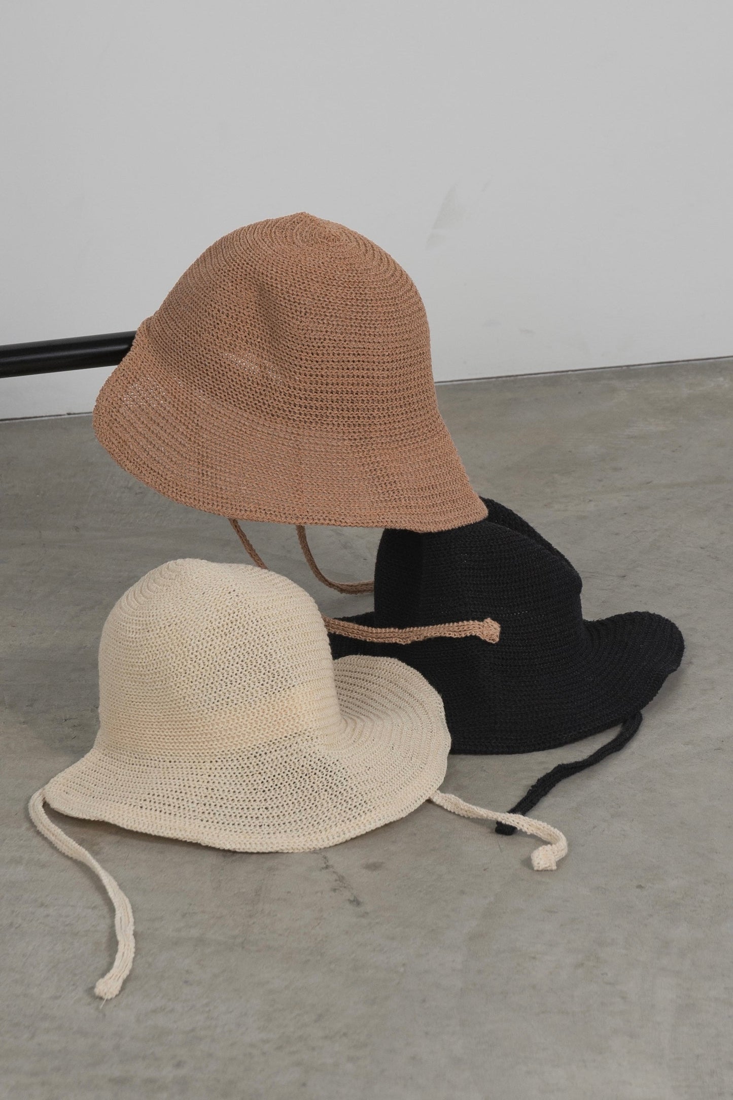 back ribbon straw hat
