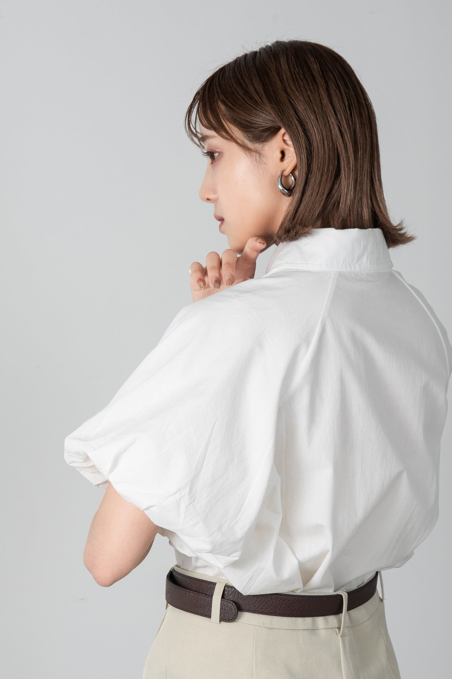 puff sleeve shirt blouse
