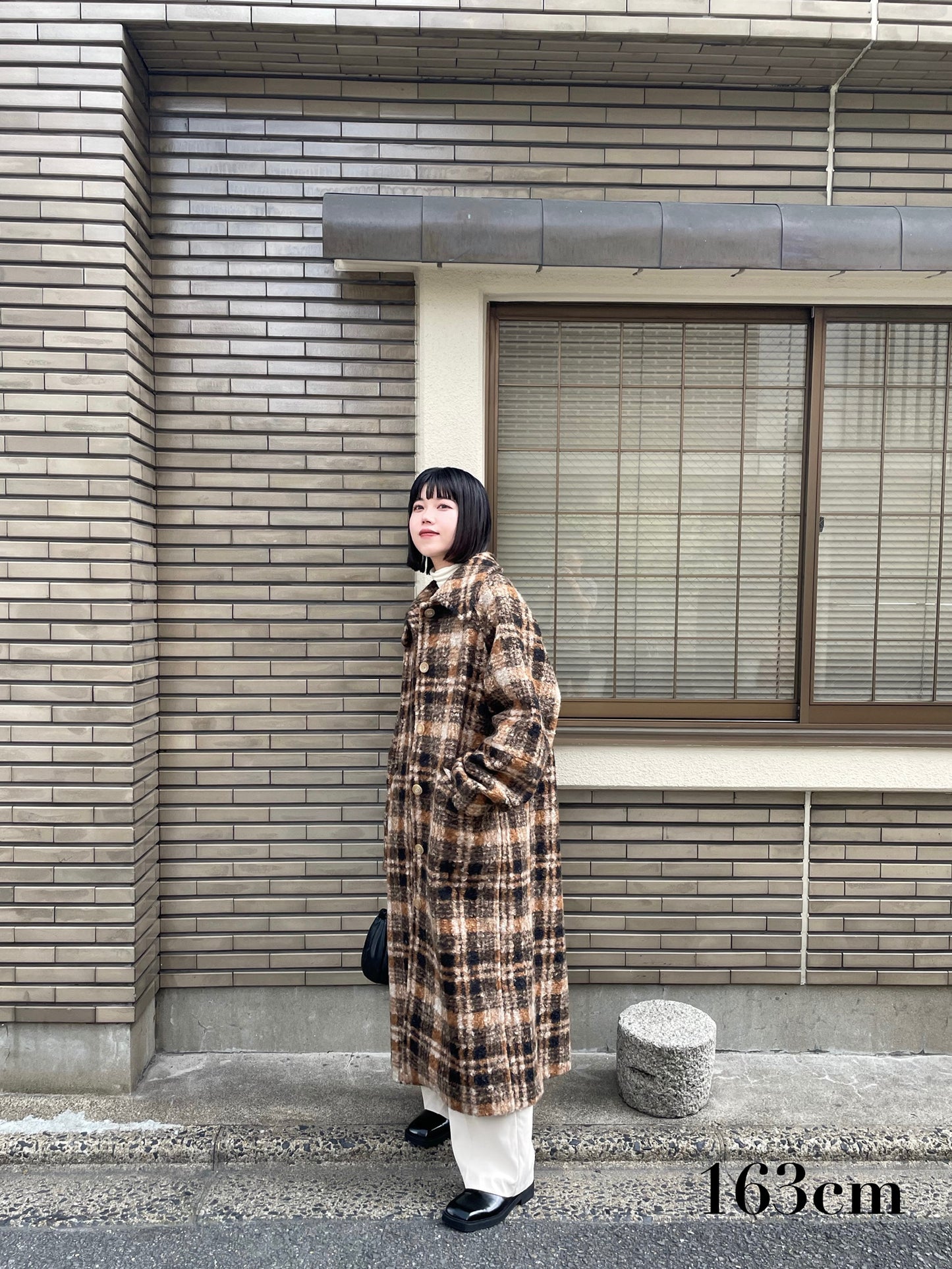 soutien collar shaggy coat