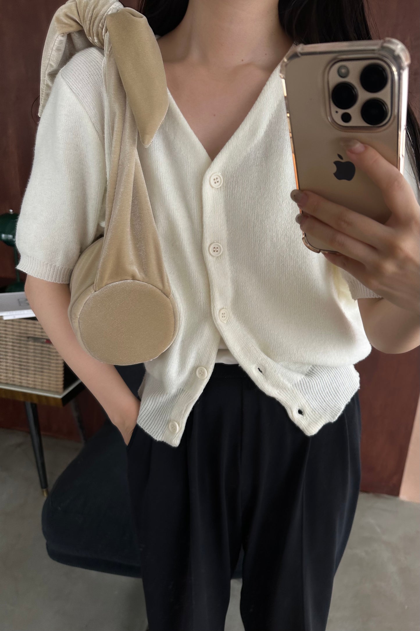 rafu v simple cardigan
