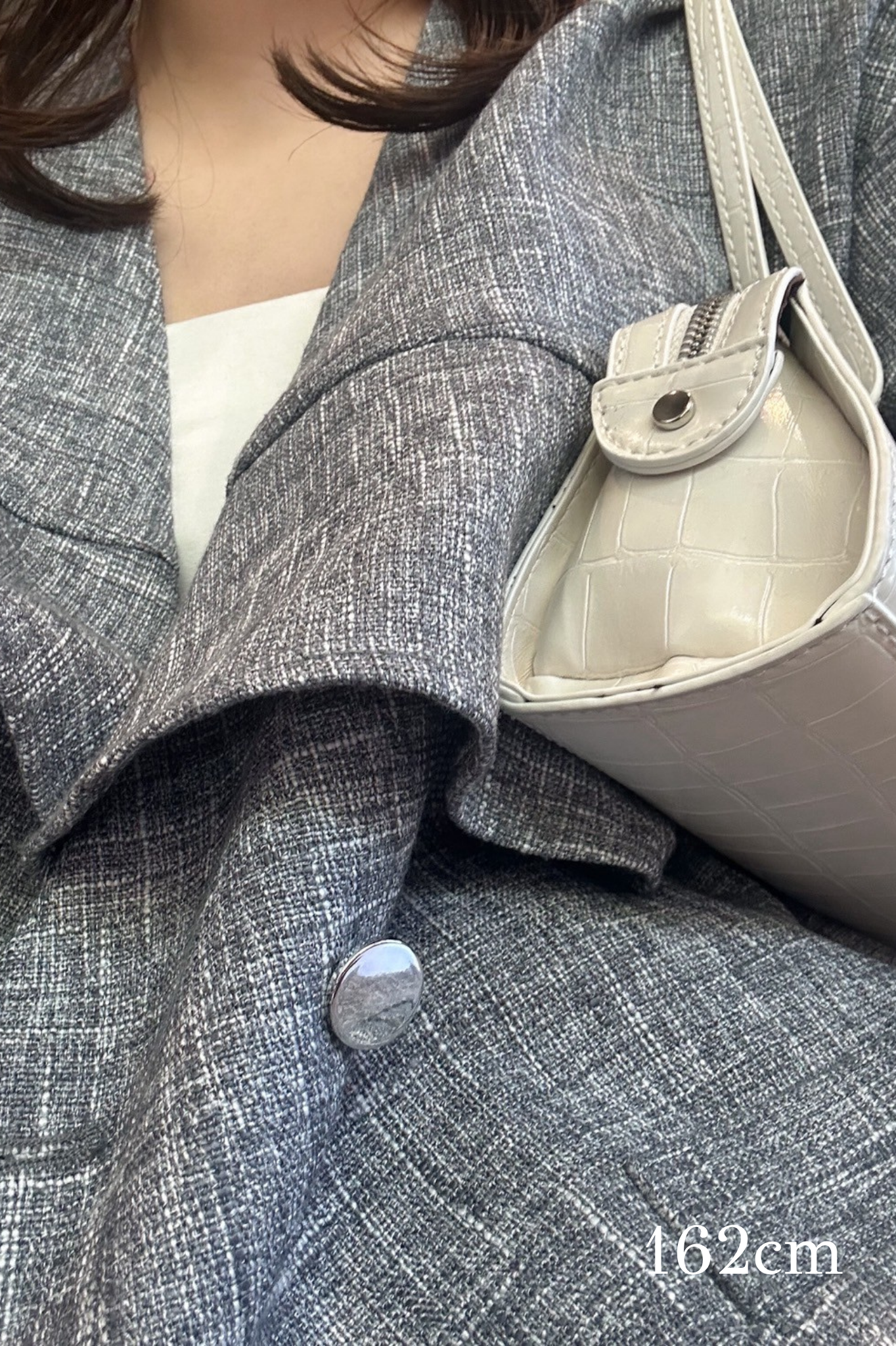 frill double button jacket