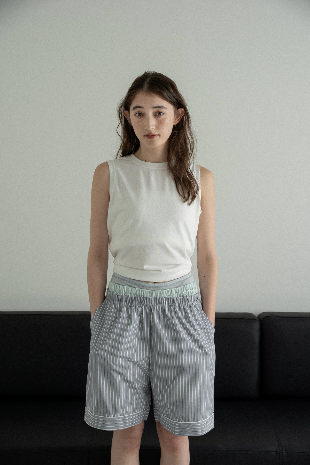 multi stripe line room wear set