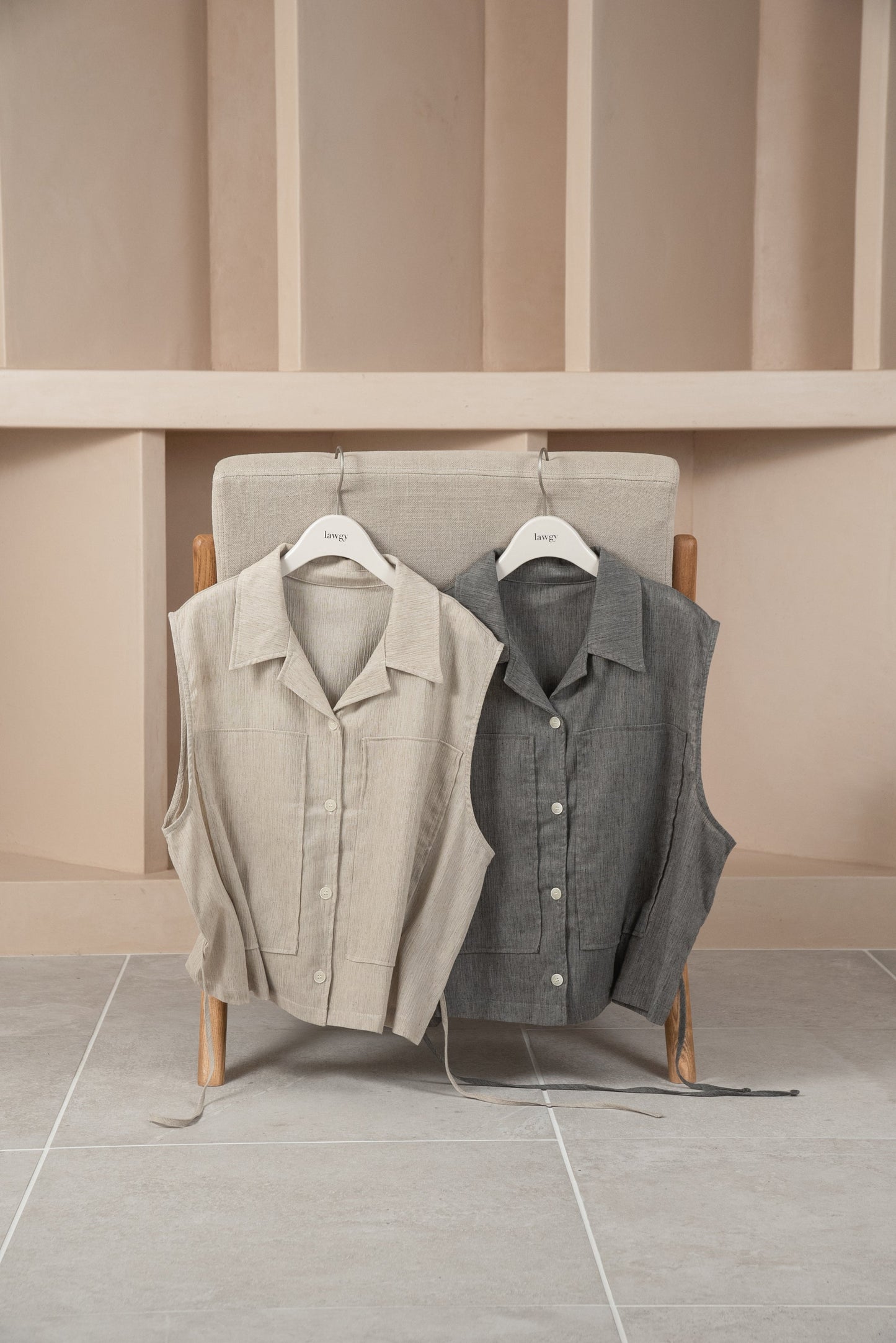 no sleeve blend shirt vest