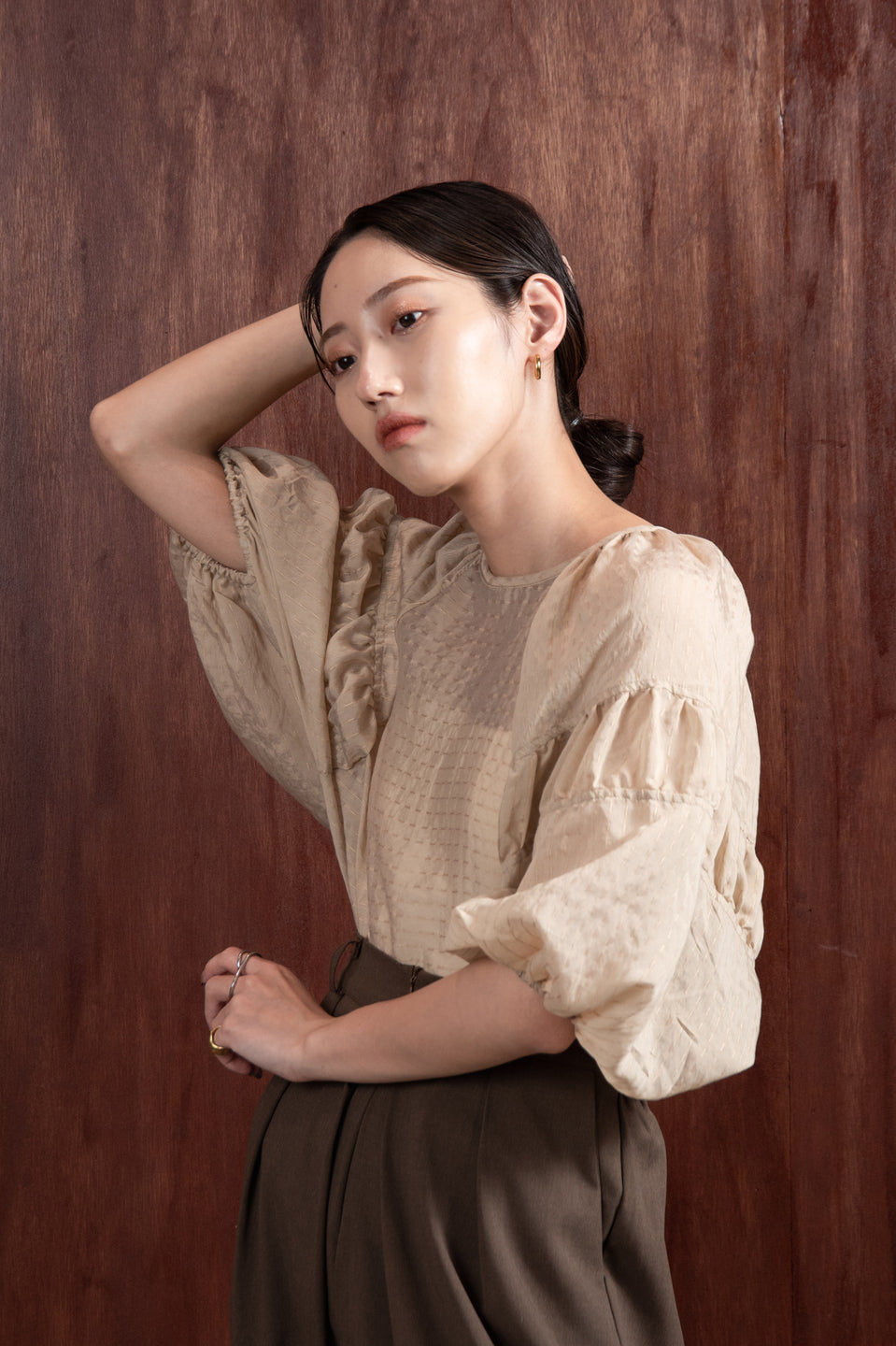 stitch like sheer blouse【eim plus+限定アイテム】 – eim online