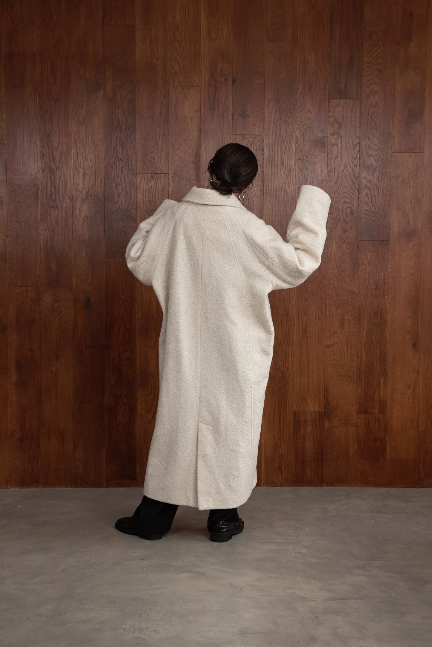 soutien collar shaggy coat