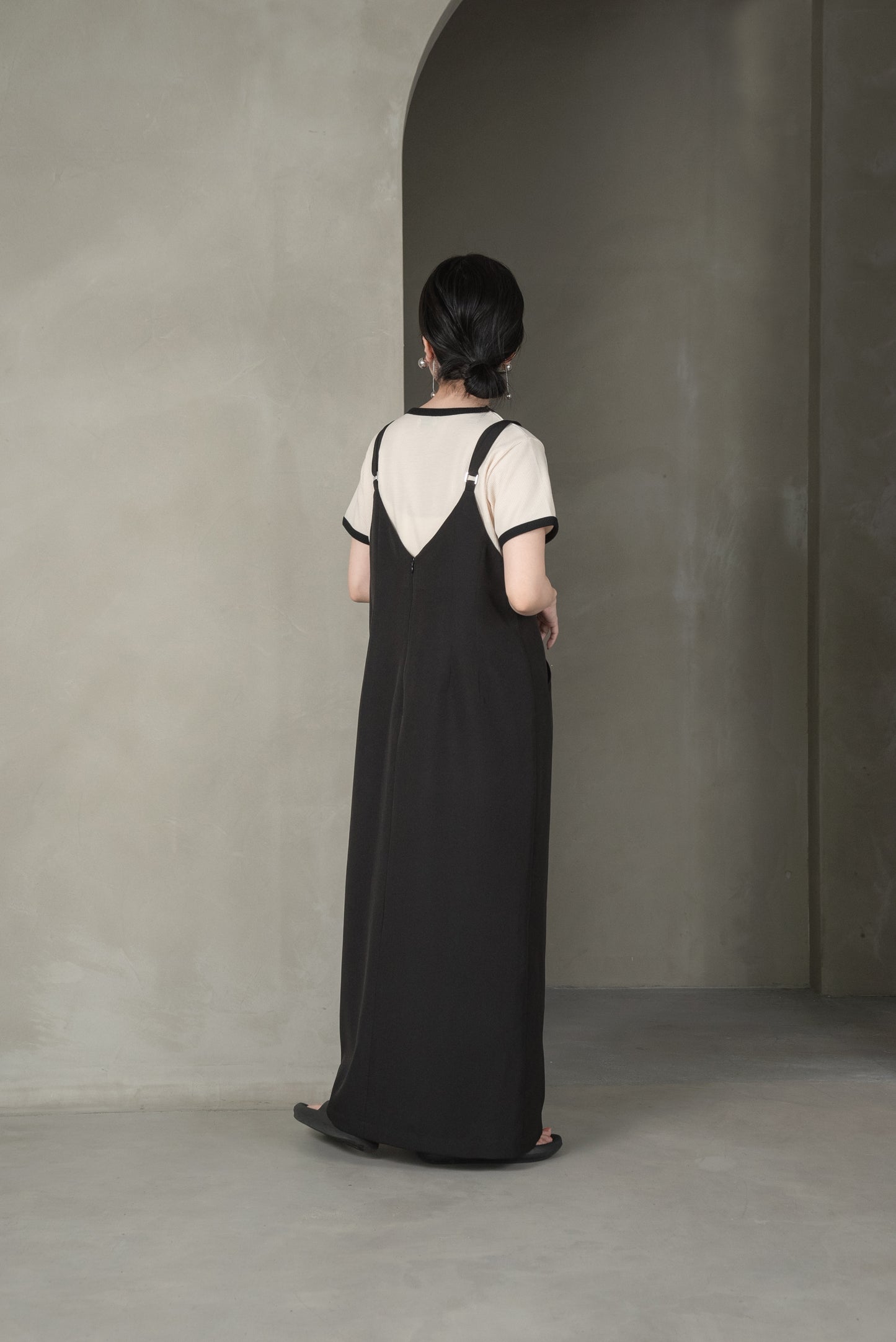 front pocket jumper skirt