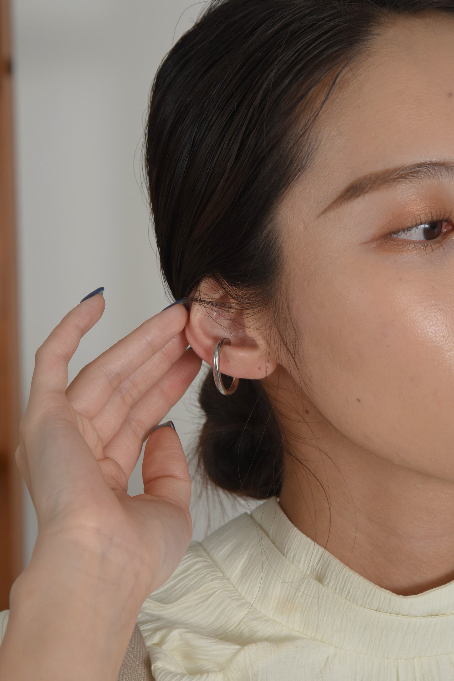 2way cross ear cuff