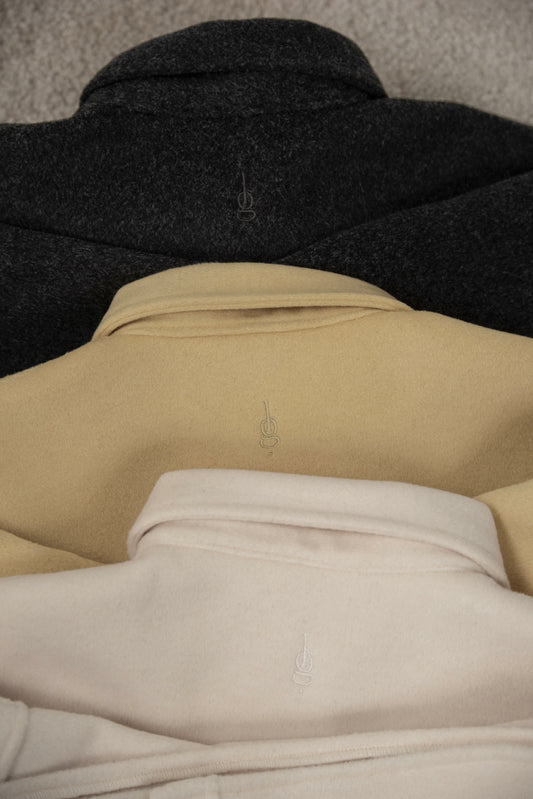 embroidery big pocket shirt like coat