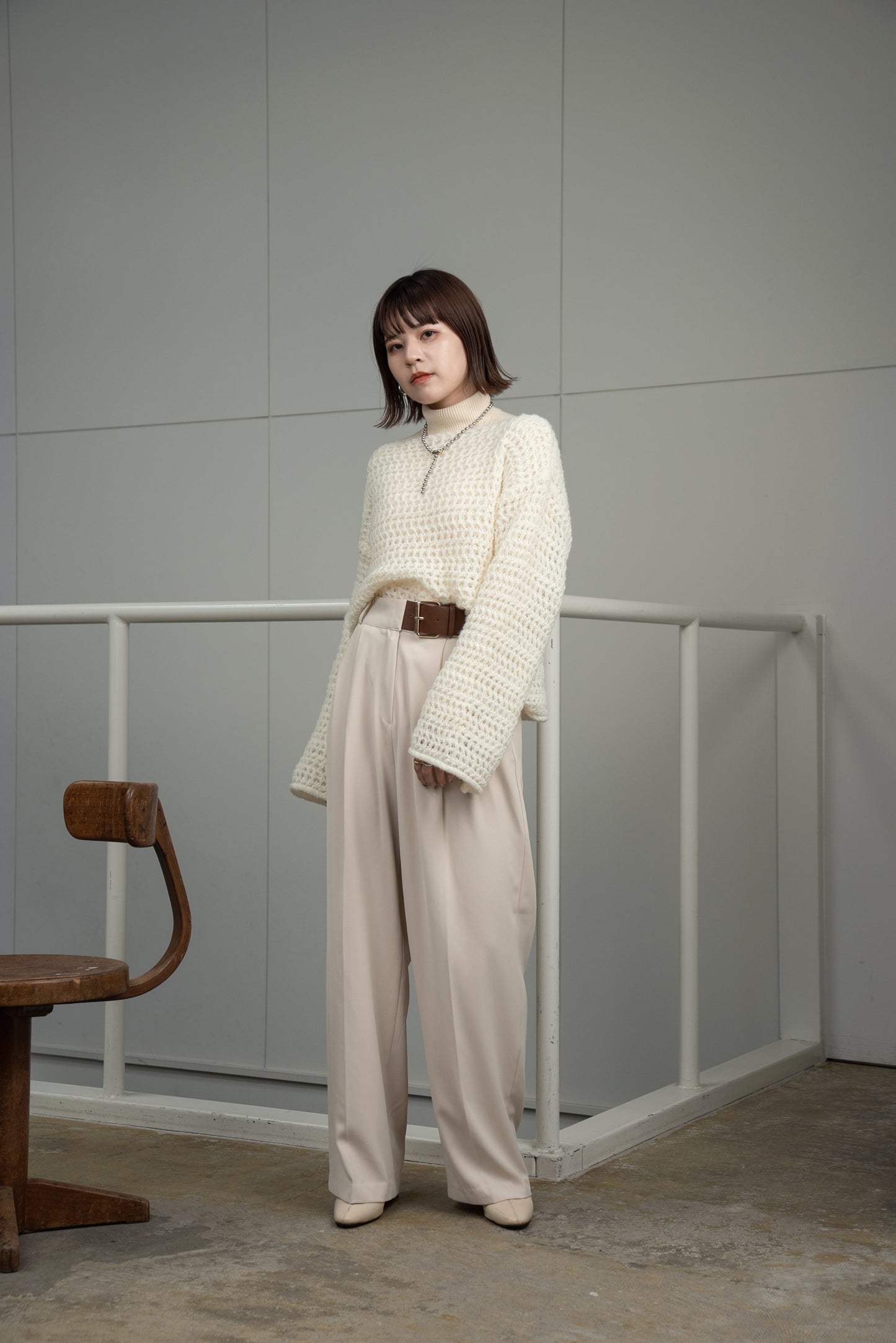 loosely wave knit