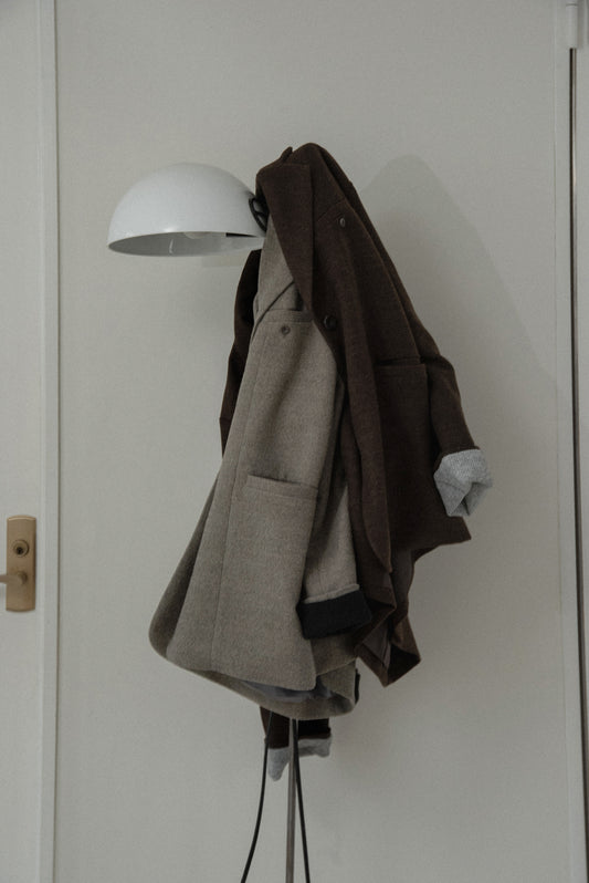 sleeve double face tailored jacket