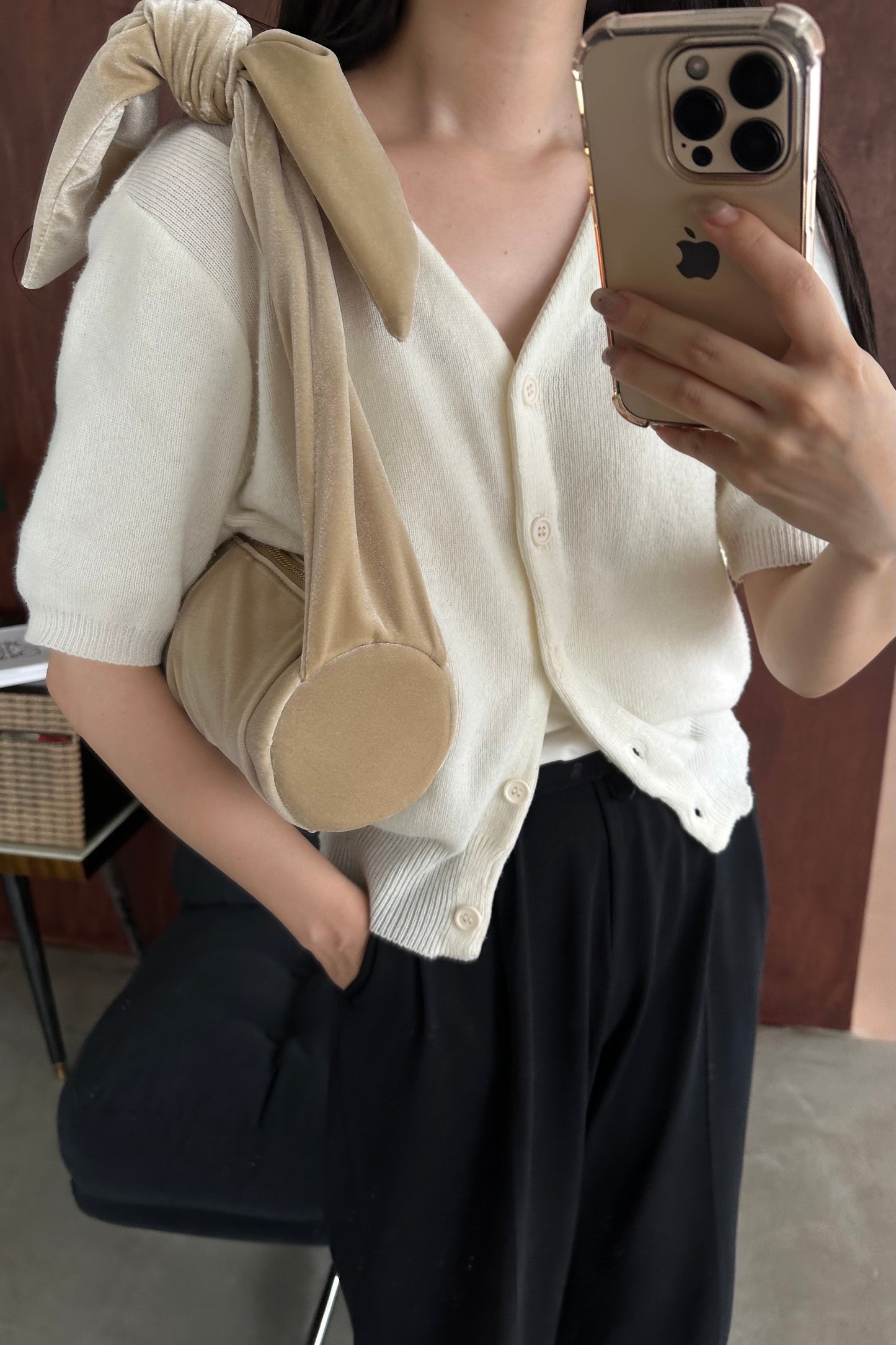 rafu v simple cardigan