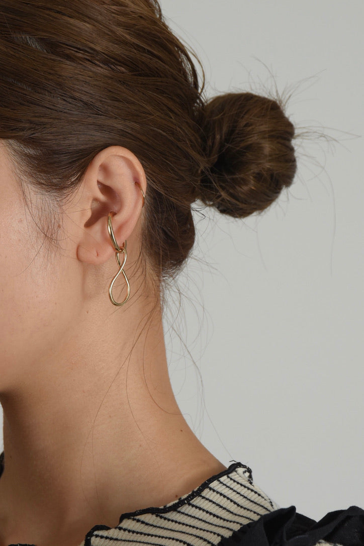 2way cross ear cuff