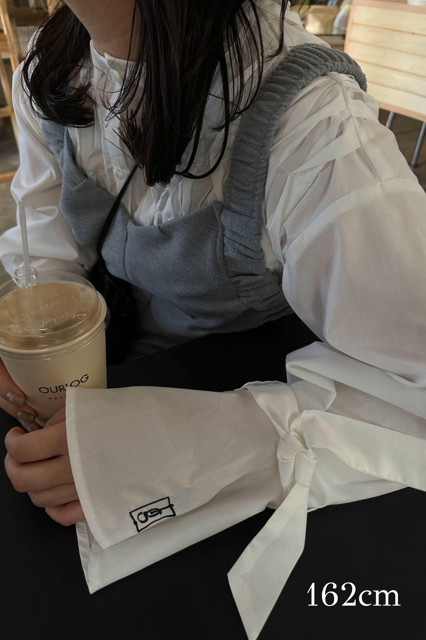 shoulder gather rafu salopette