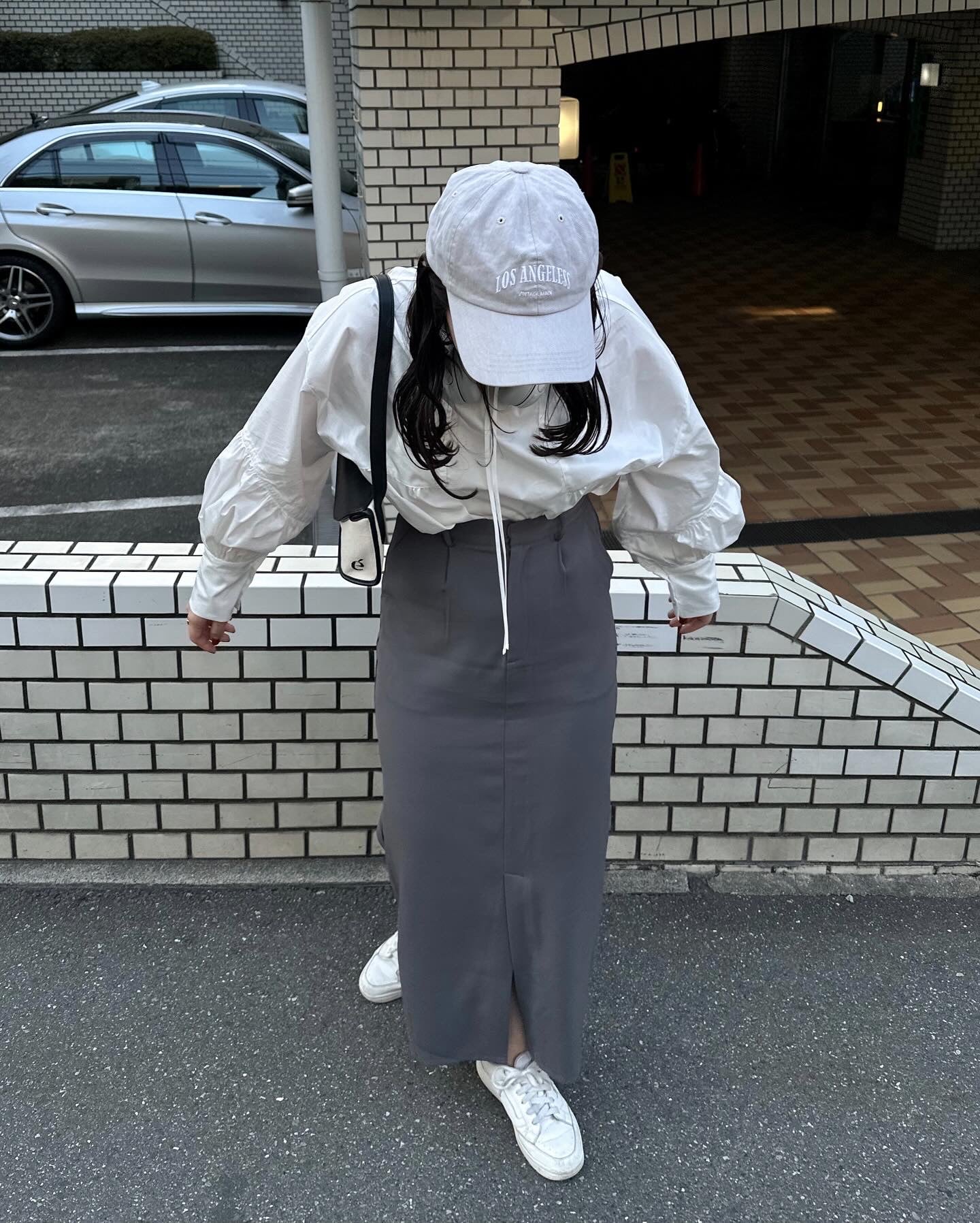 stand neck line design blouse【eim plus+限定アイテム】