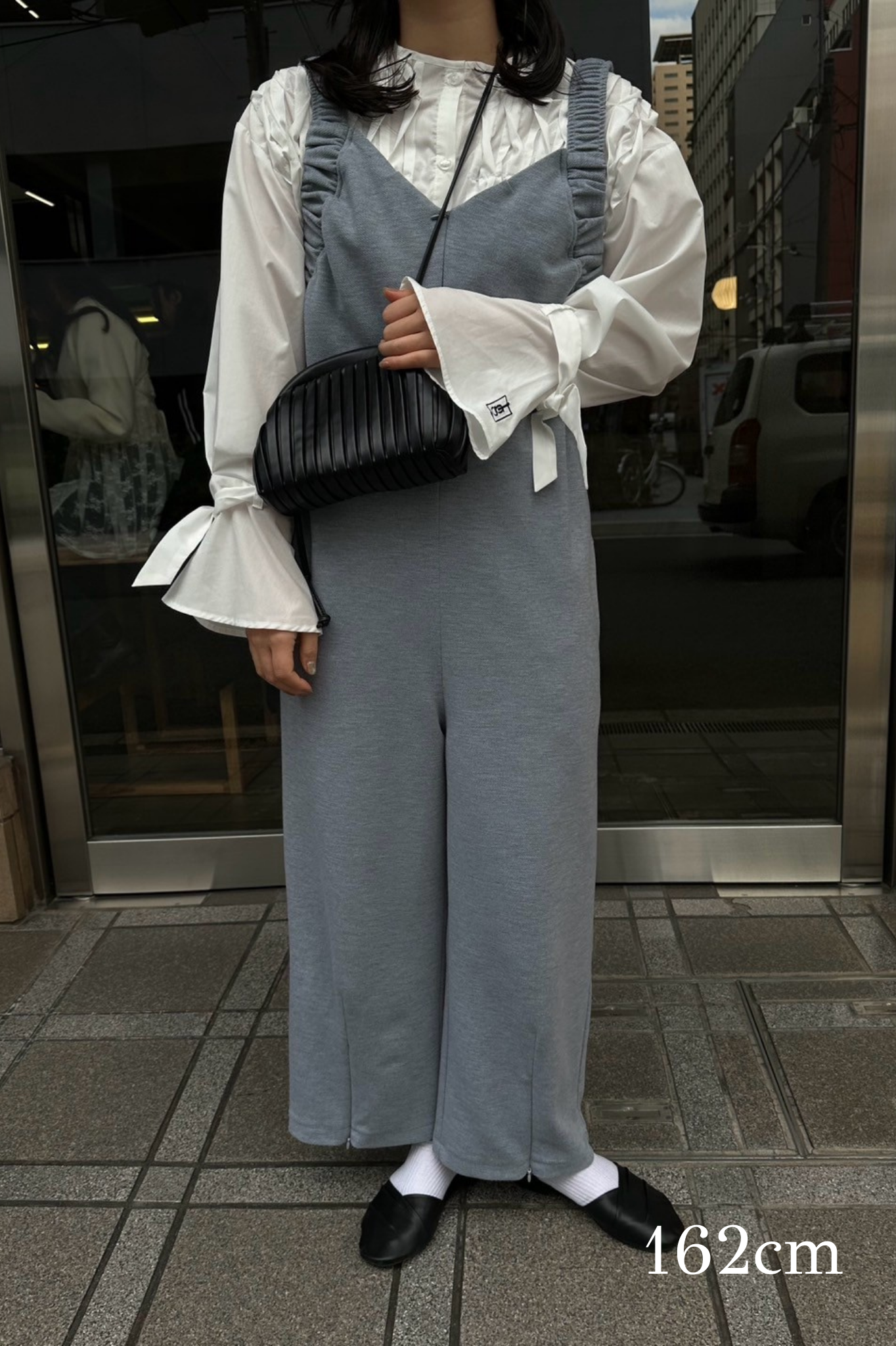 shoulder gather rafu salopette