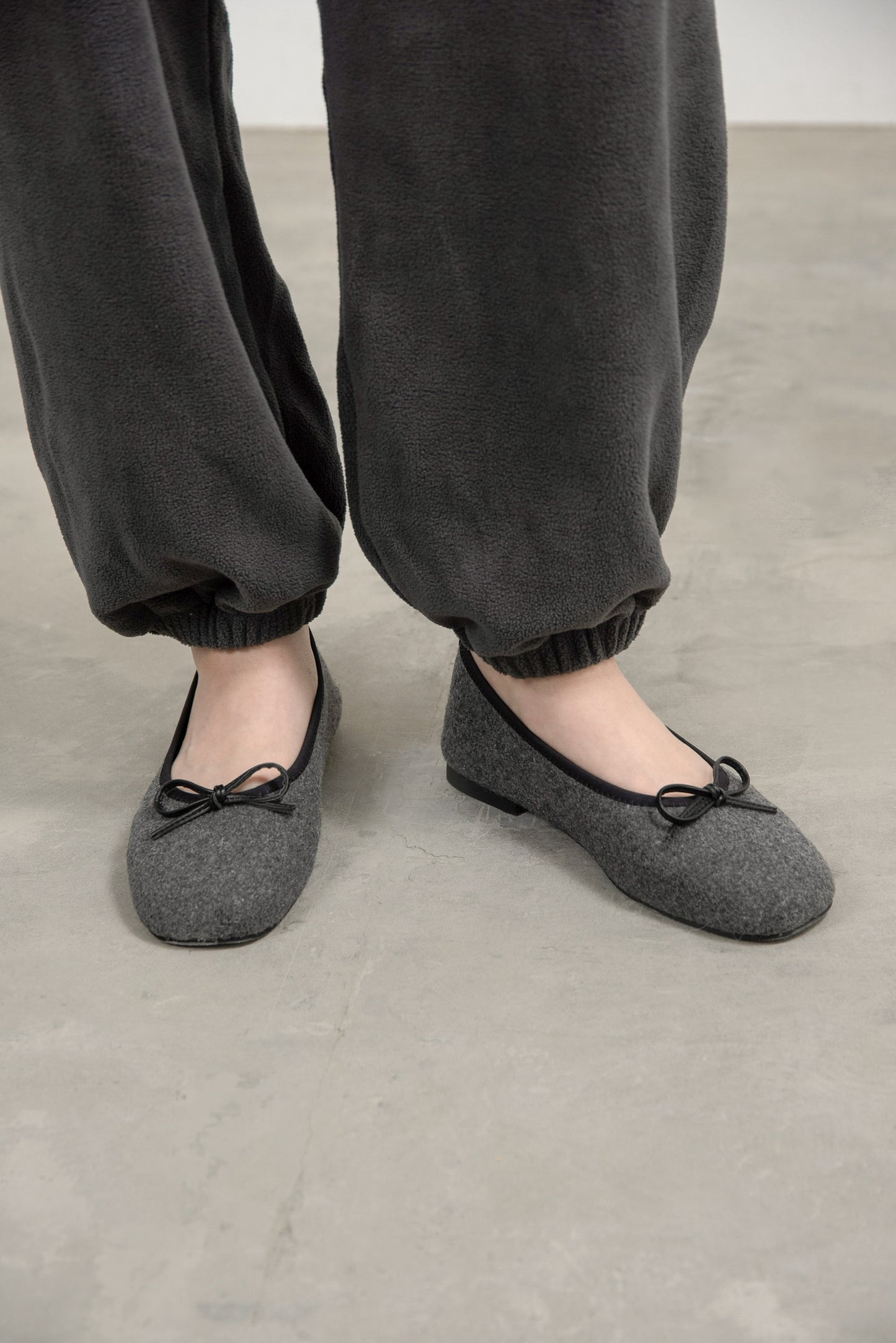 brushed string rafu jogger pants