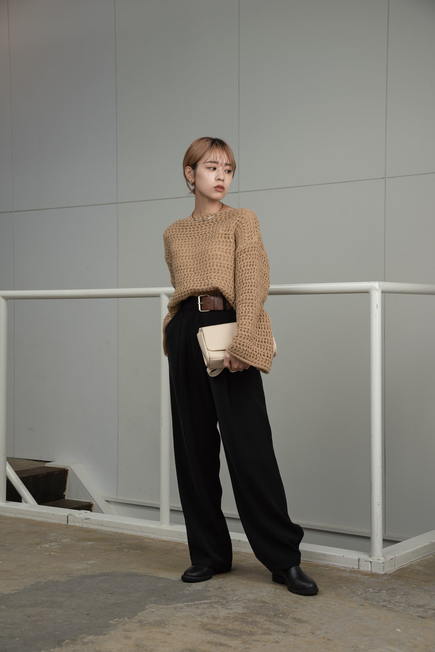 loosely wave knit
