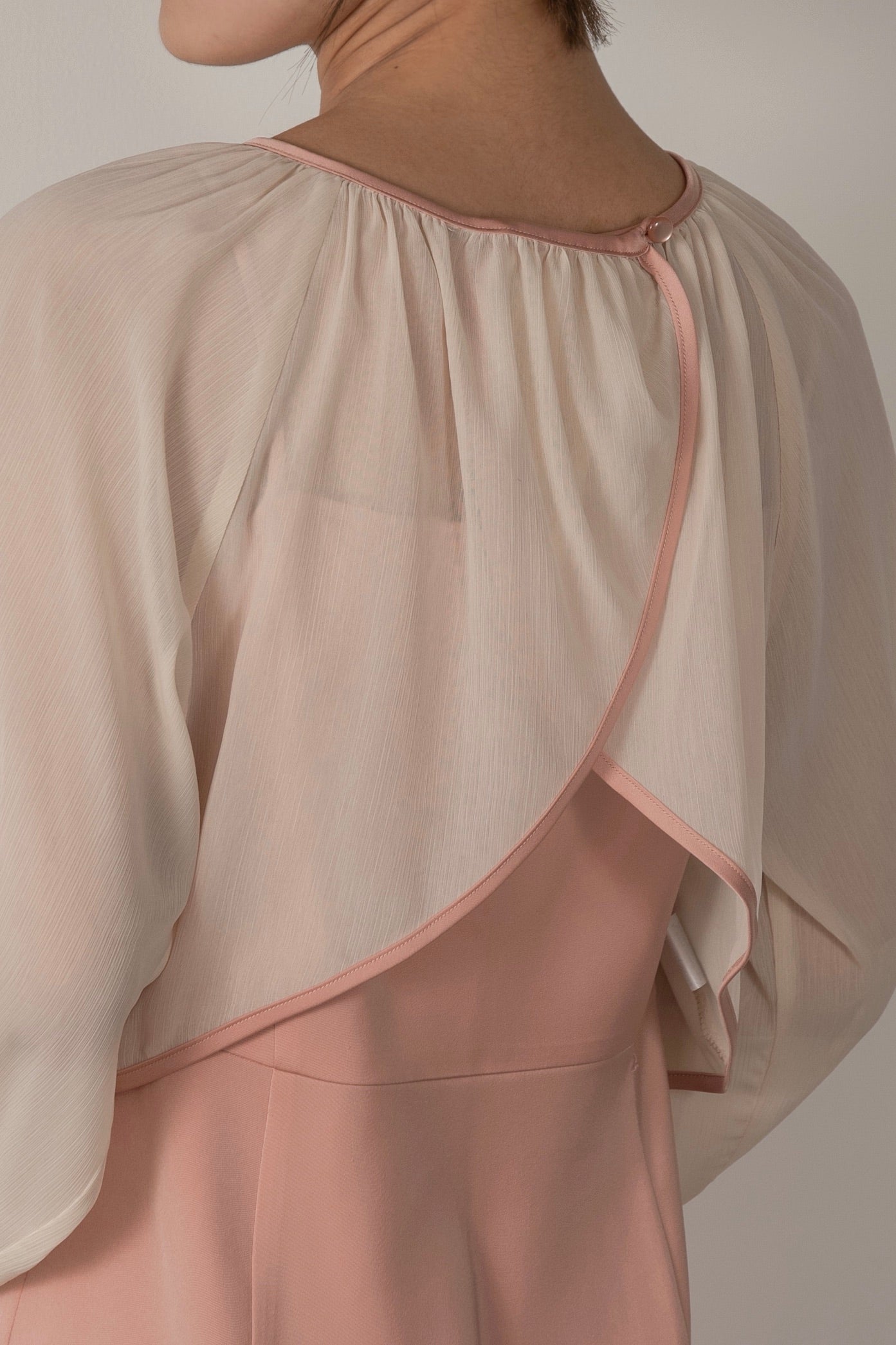 sheer veil mermaid dress