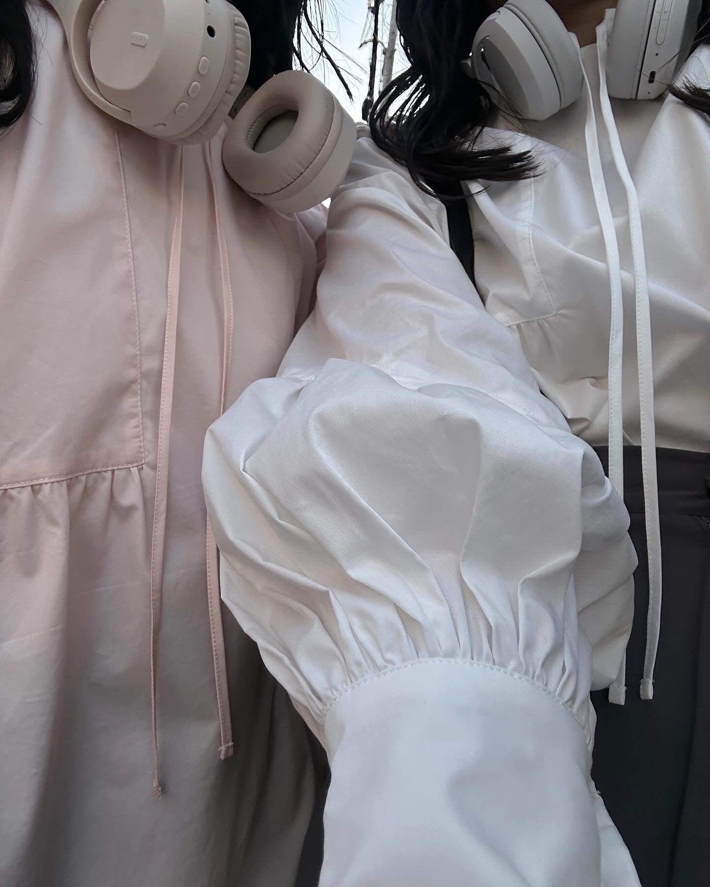 stand neck line design blouse【eim plus+限定アイテム】