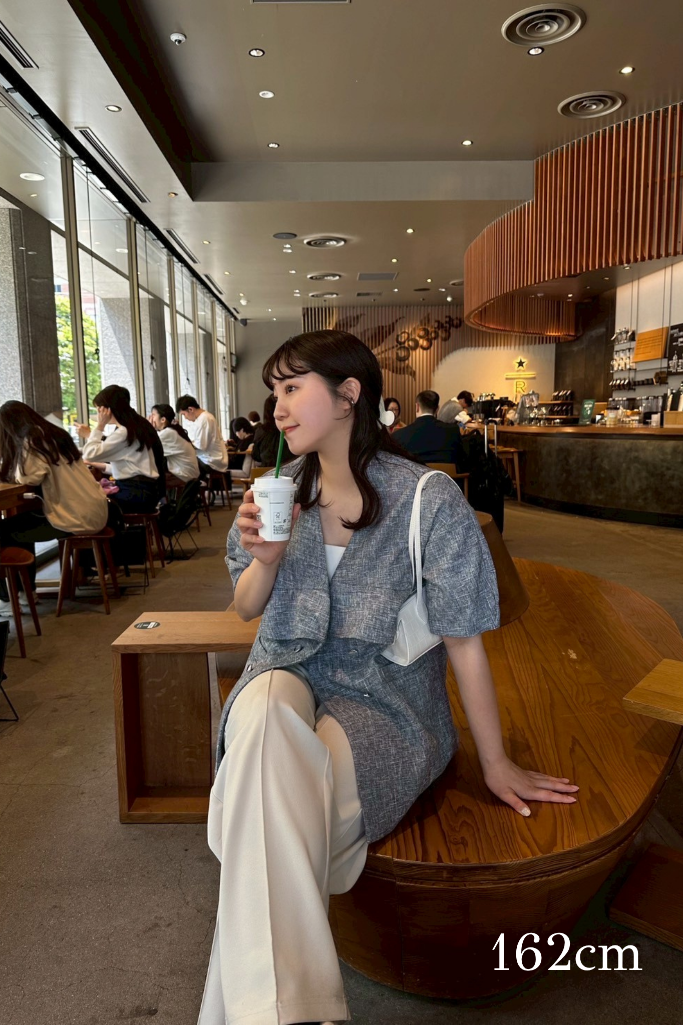 frill double button jacket