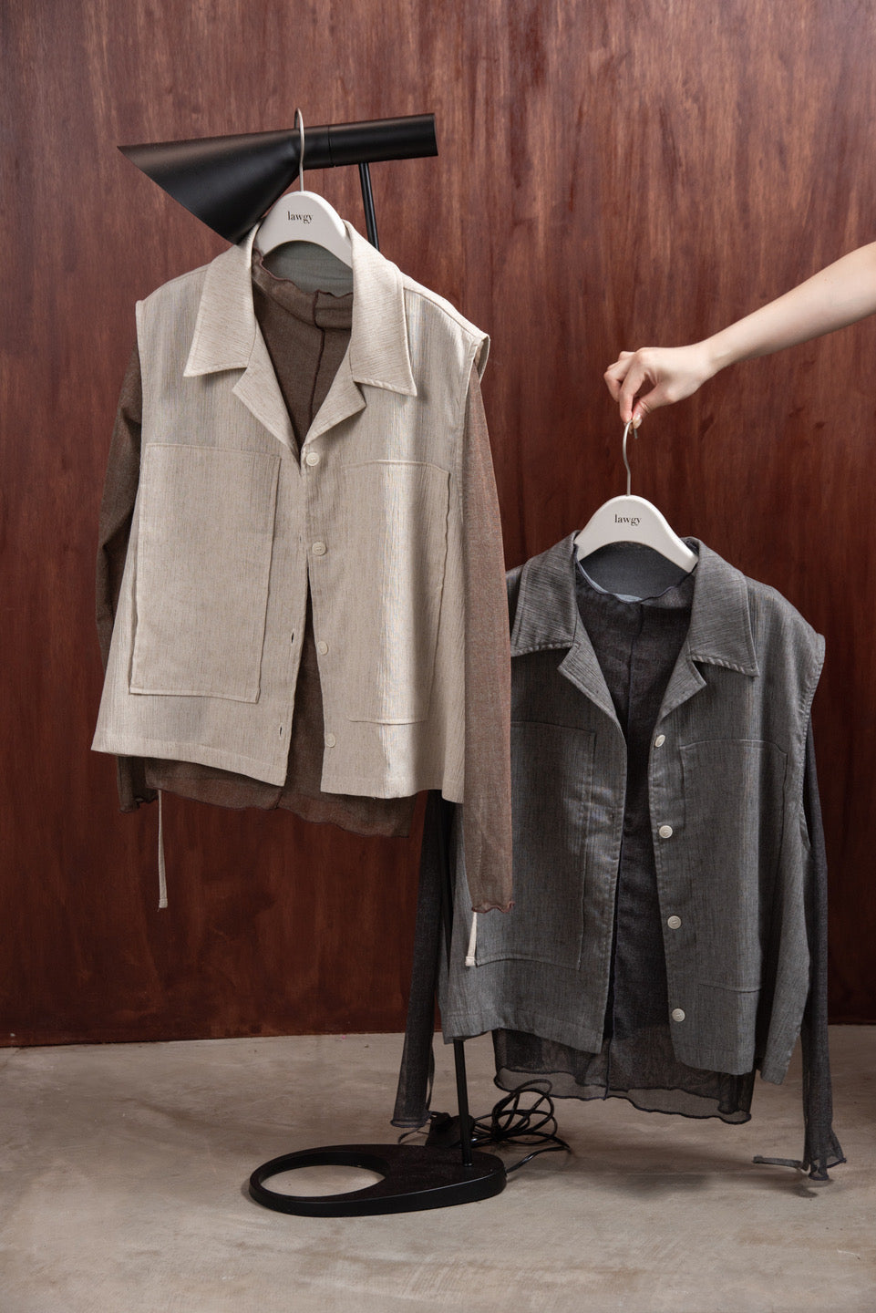 no sleeve blend shirt vest