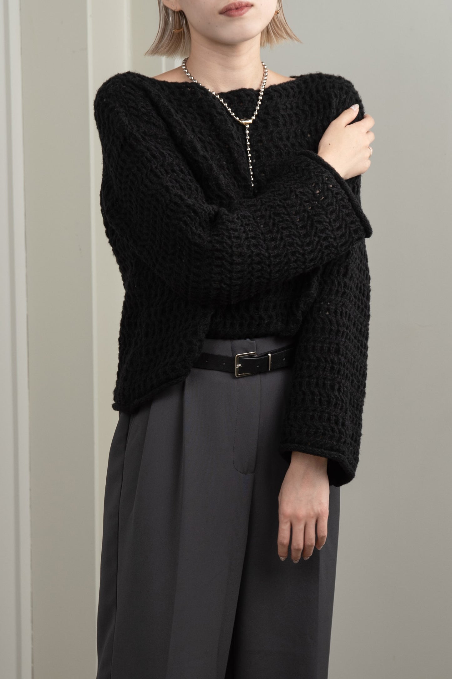 loosely wave knit