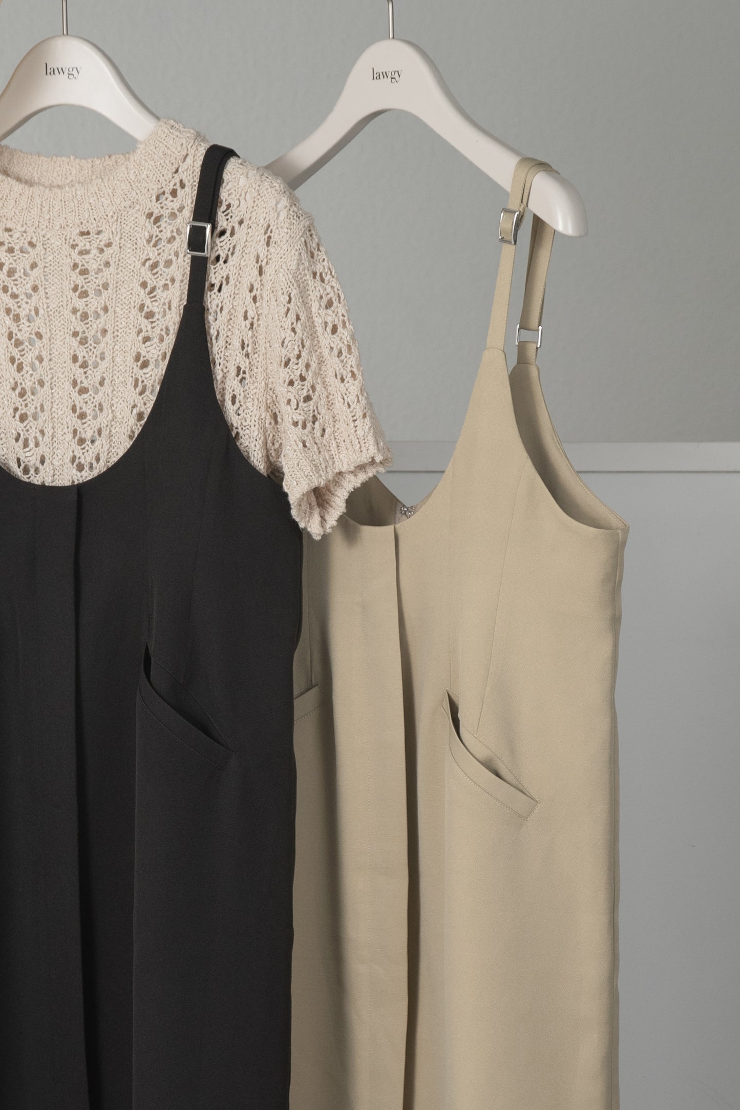 front pocket jumper skirt