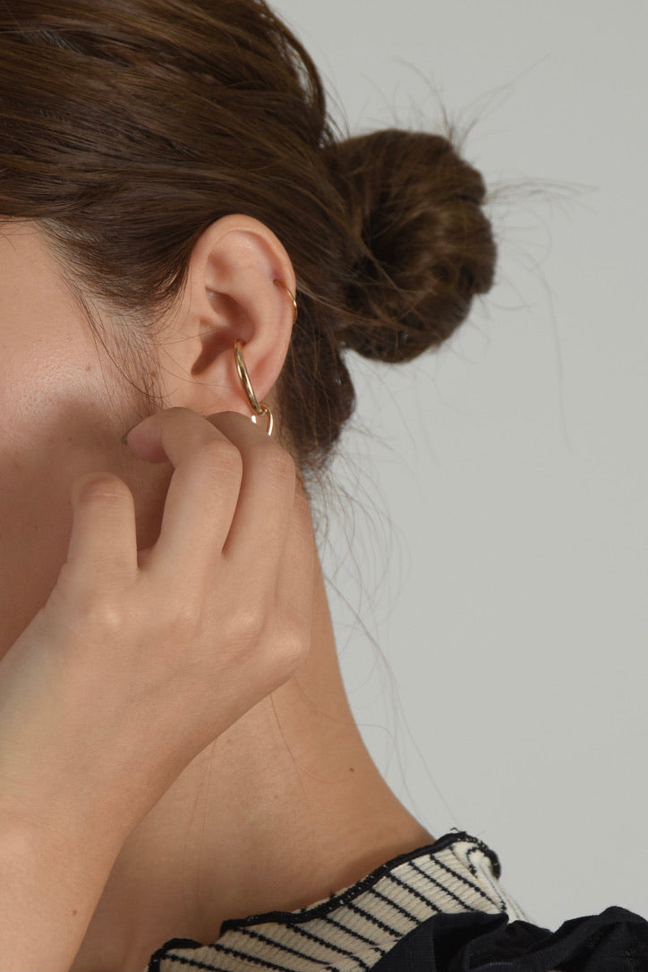 2way cross ear cuff