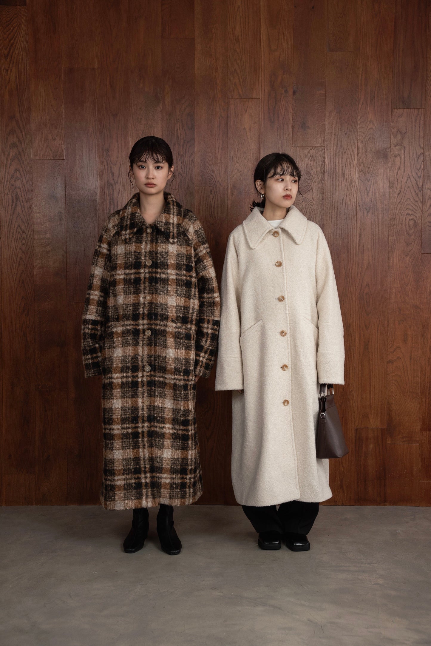 soutien collar shaggy coat