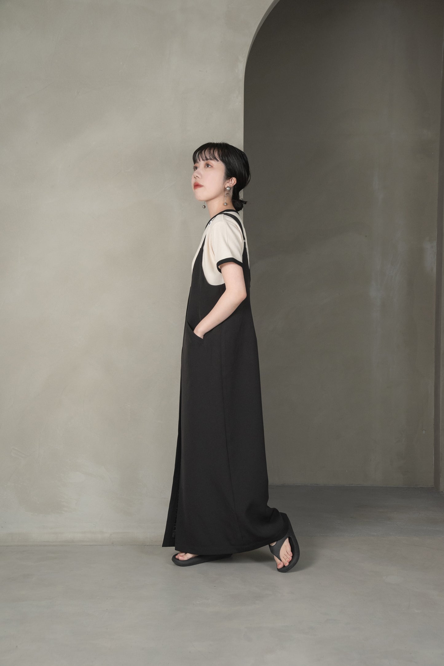 front pocket jumper skirt