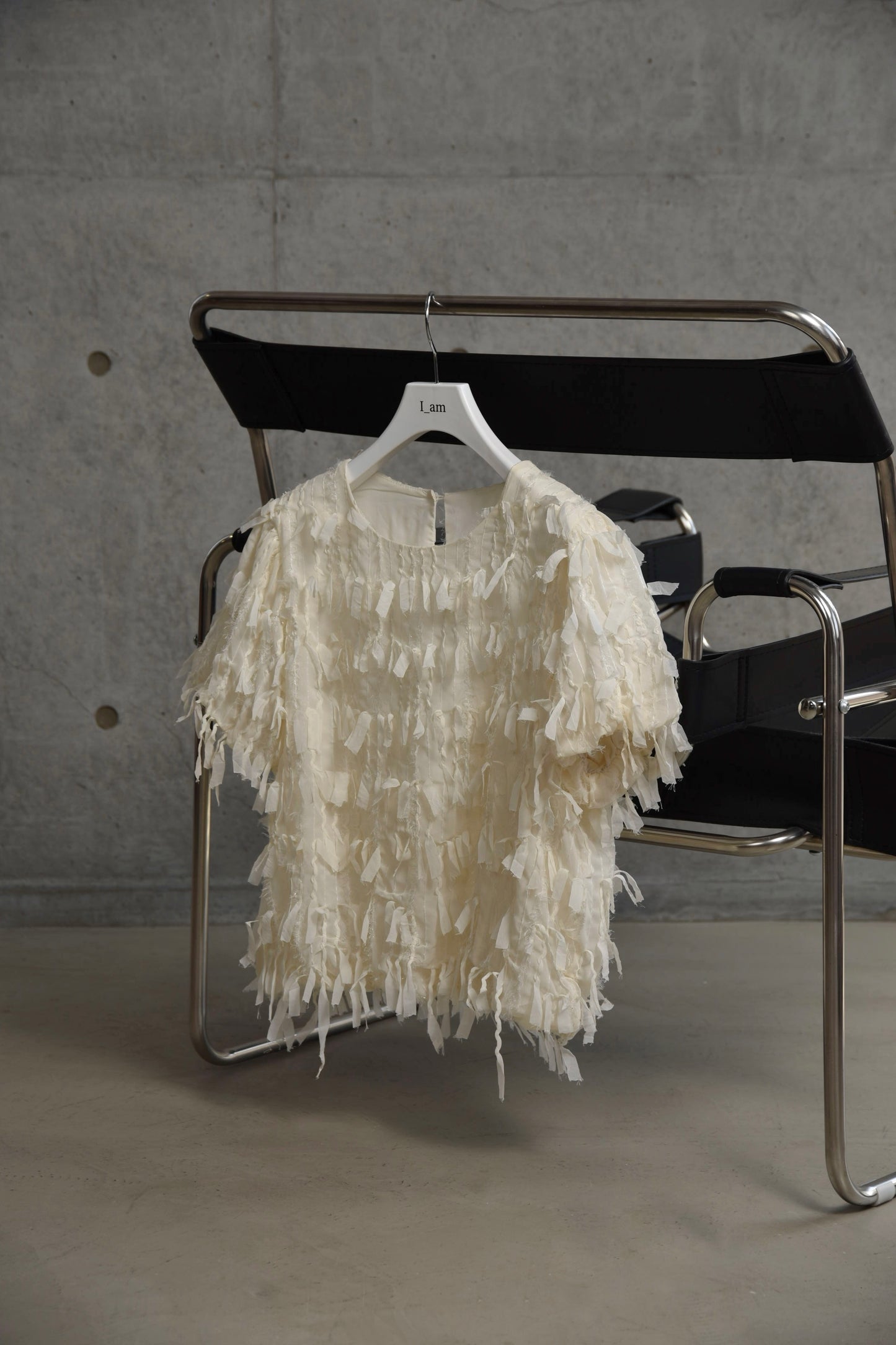 sheer tape fringe tops