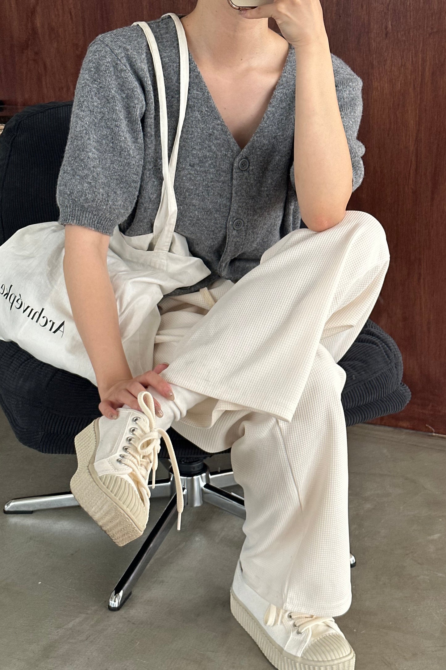 rafu v simple cardigan