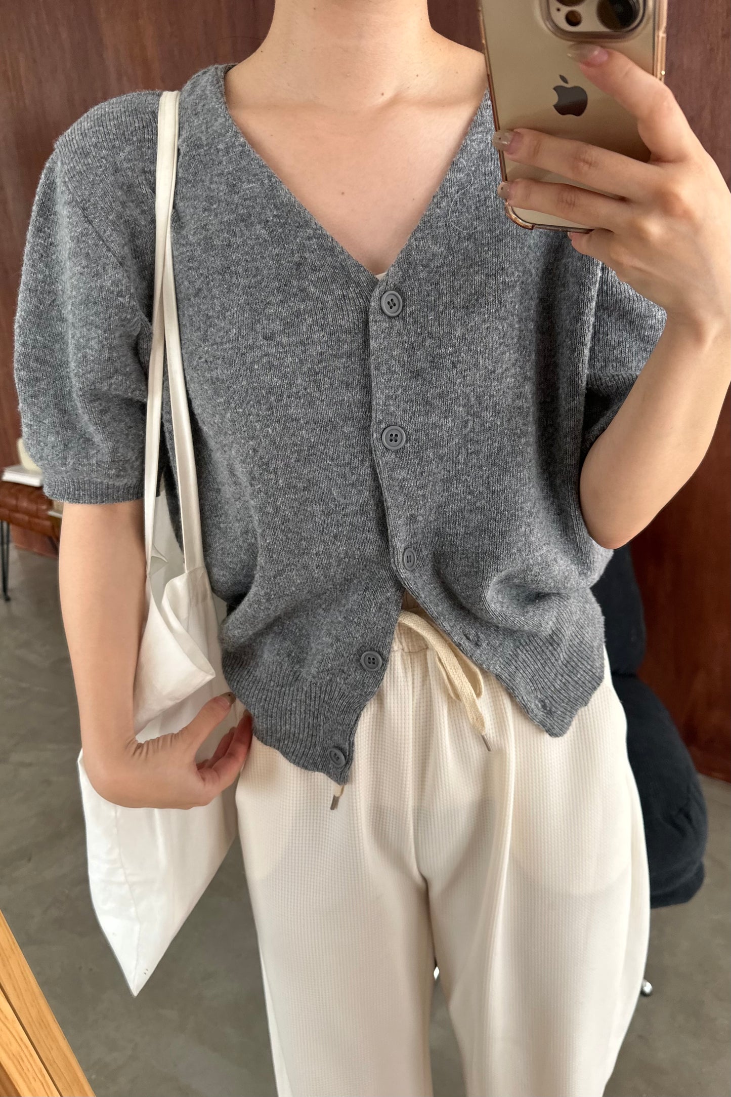 rafu v simple cardigan