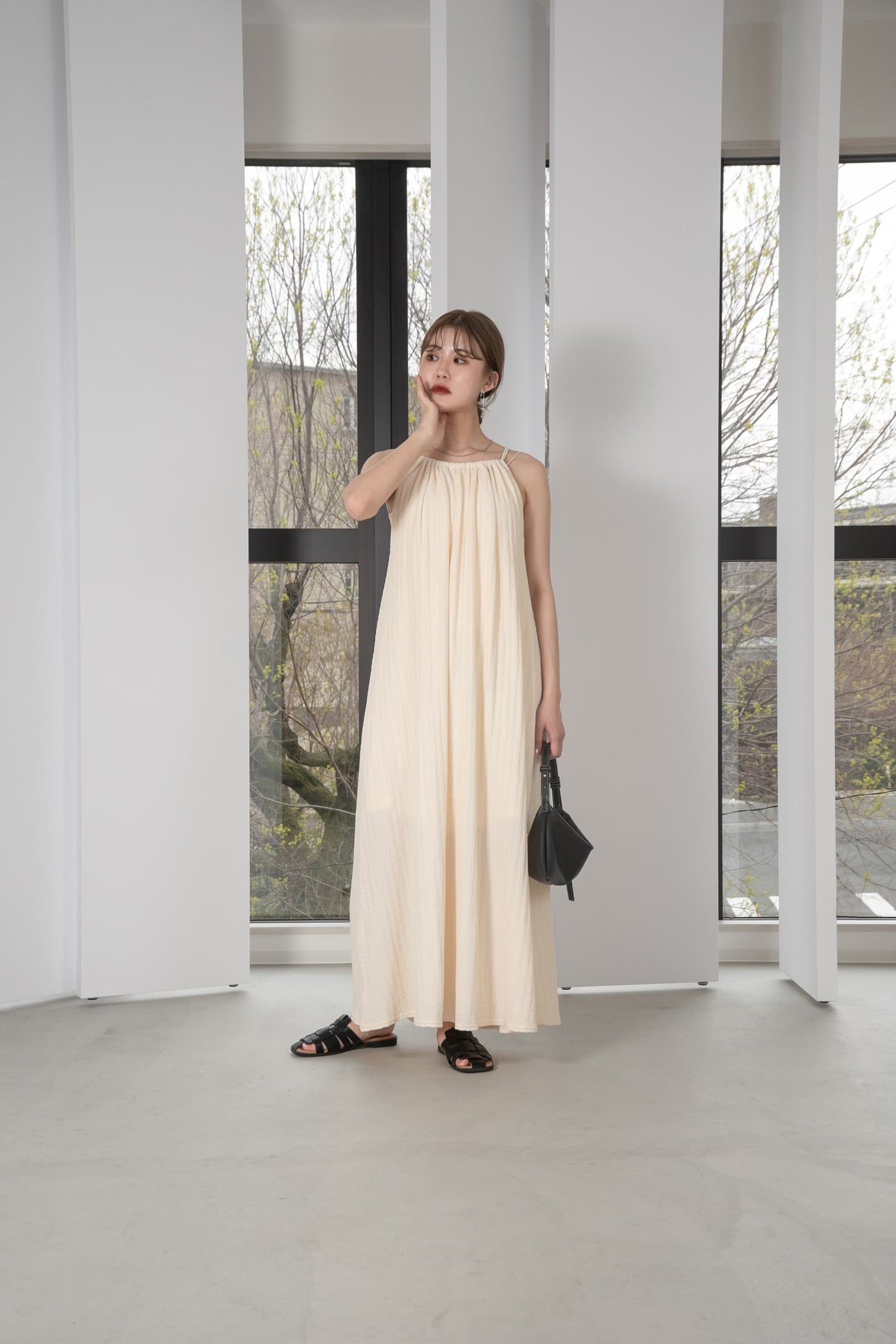 squeeze gather camisole ops