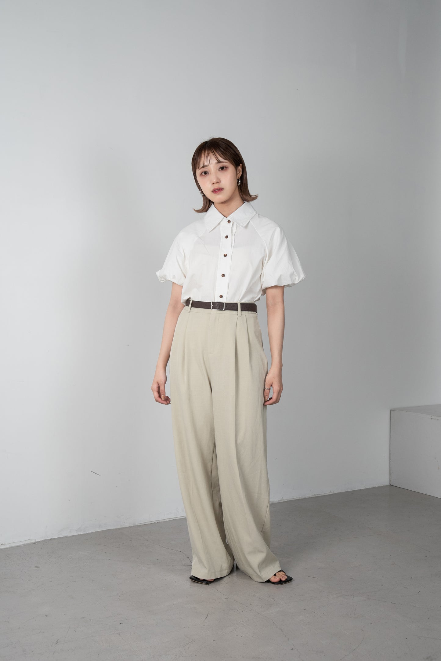 puff sleeve shirt blouse