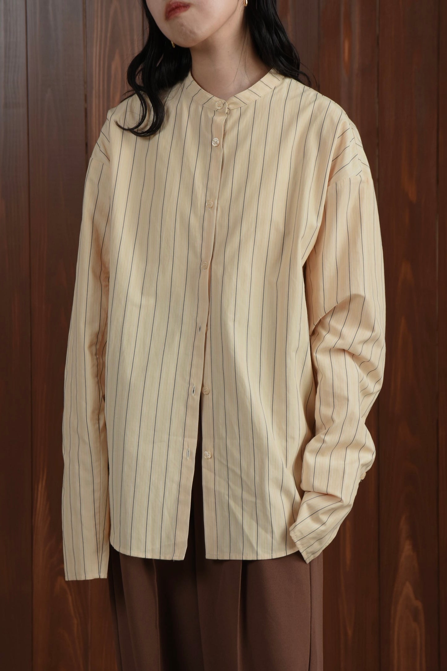 multi stripe shirt