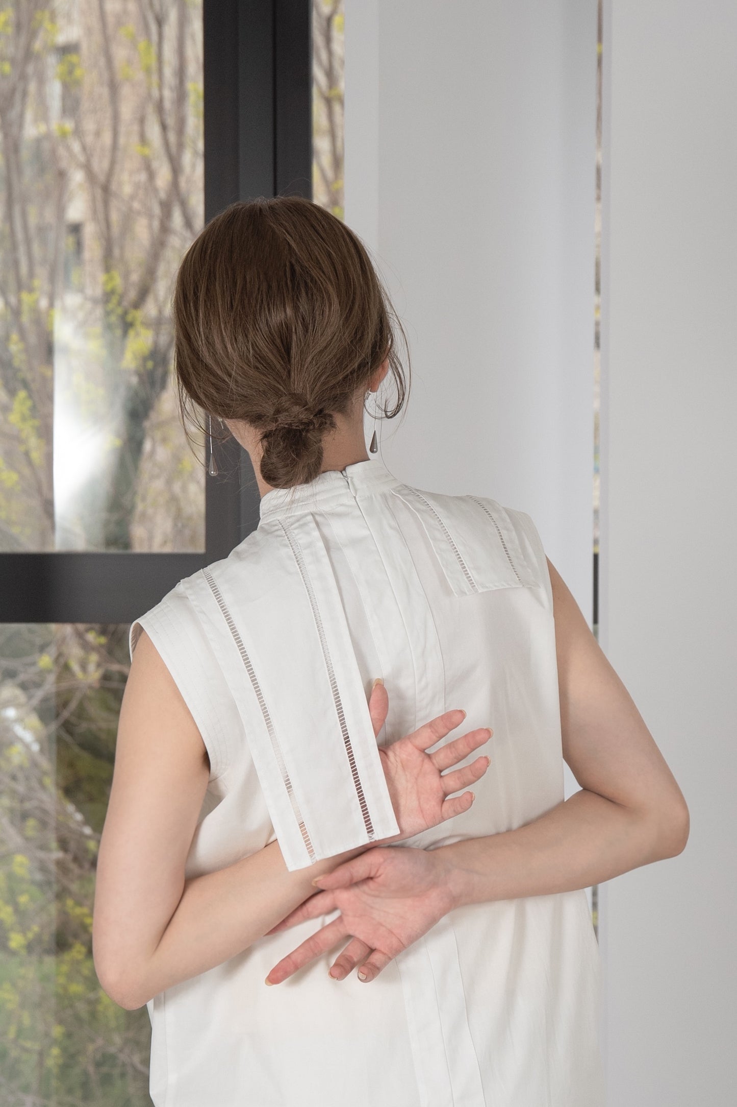 asymmetry ladder lace ops