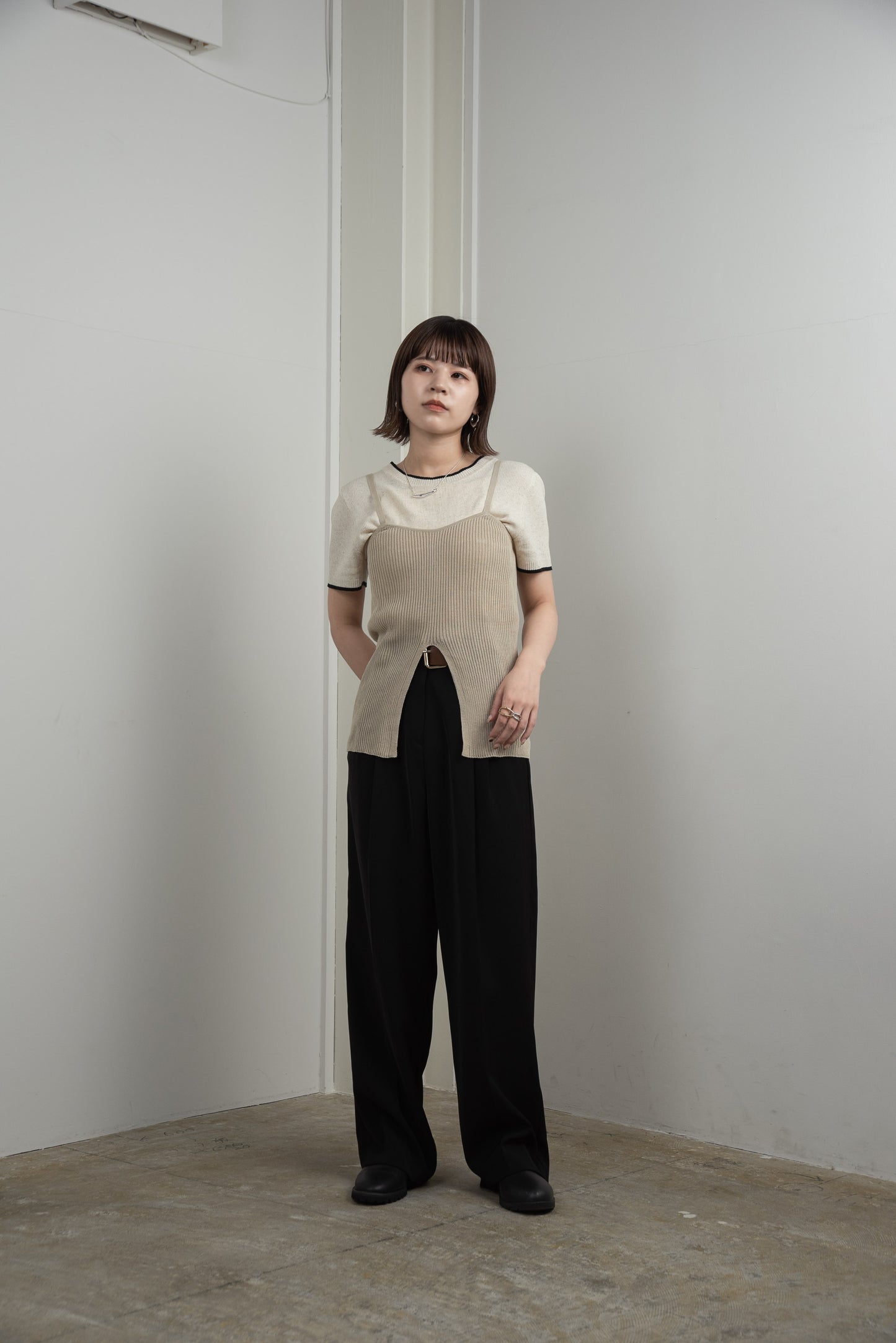 center slit healthy cami